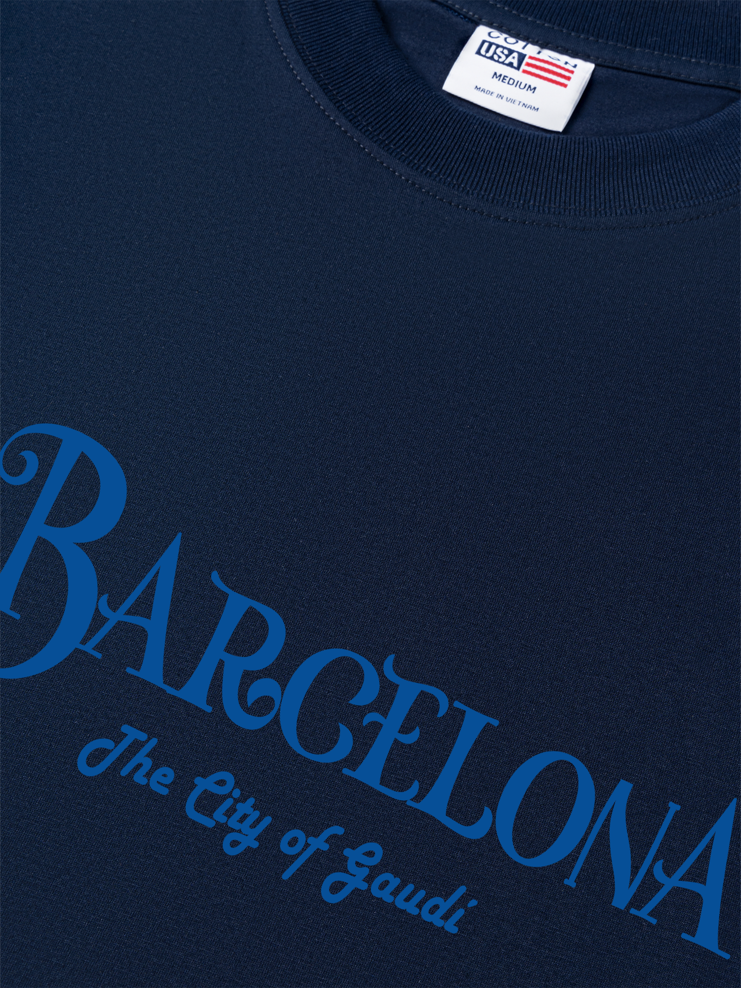 Áo Thun Relaxed Fit City Barcelona