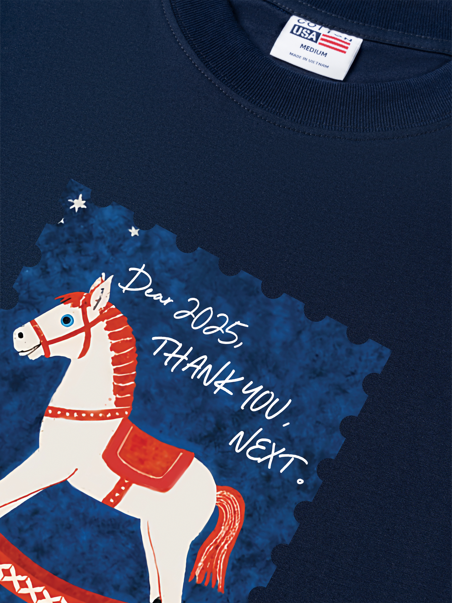 Áo Thun Relaxed Fit Dear 2025-Thank You Next