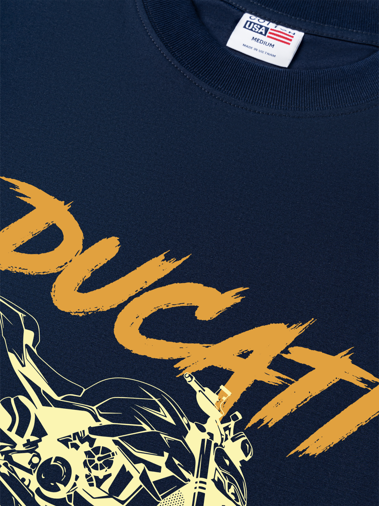 Áo Thun Relaxed Fit Motorbike Ducati Spirit