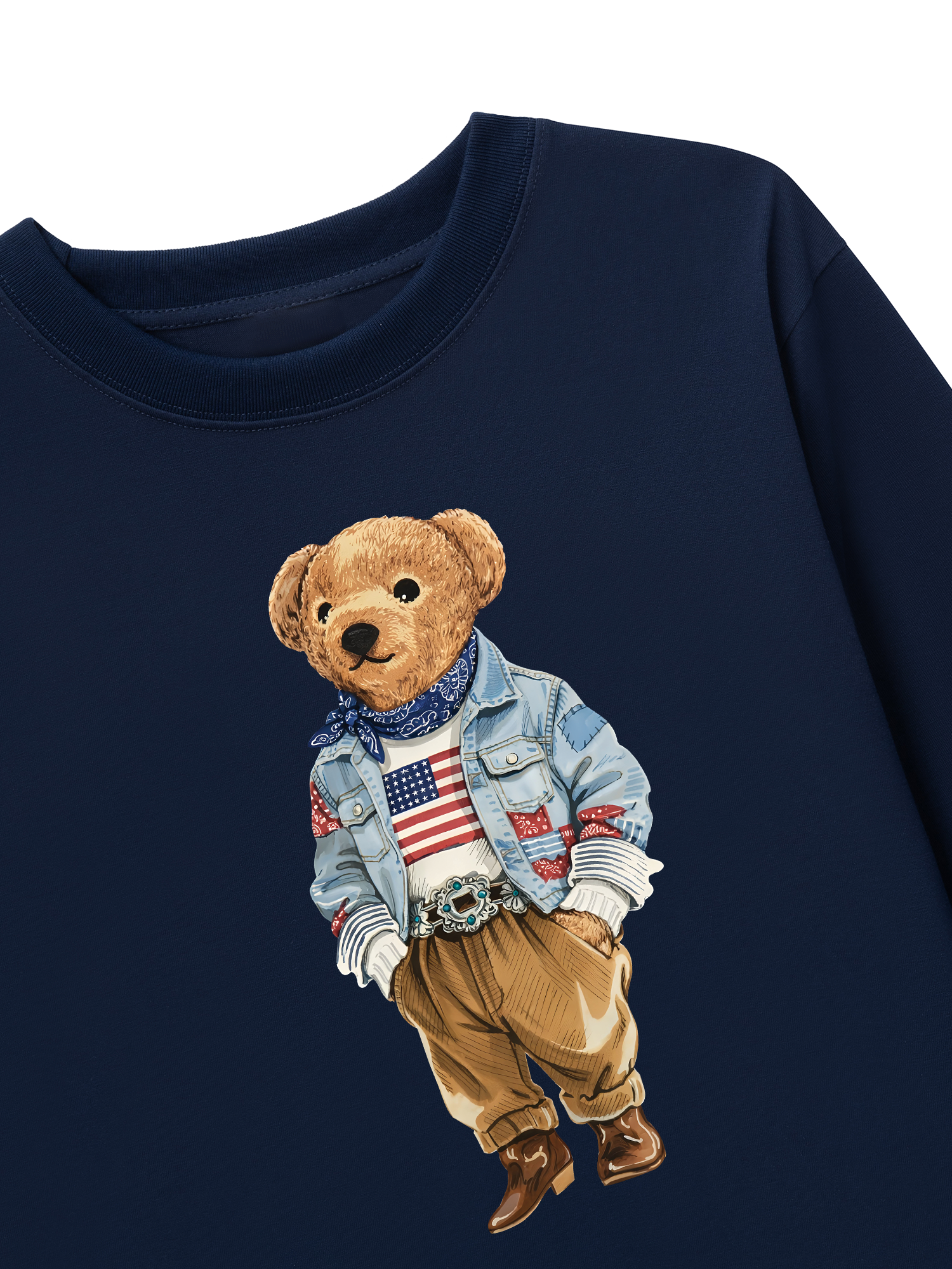 Áo Thun Dài Tay Cowboy Bear