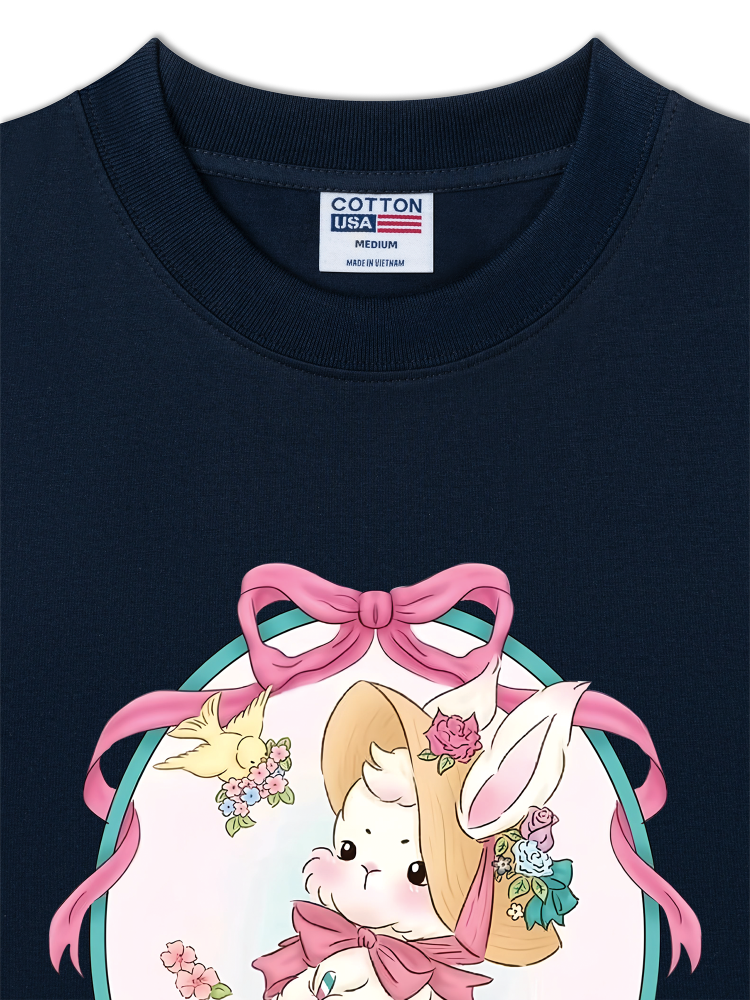 Áo Thun Relaxed Fit Sweetie Ribbon