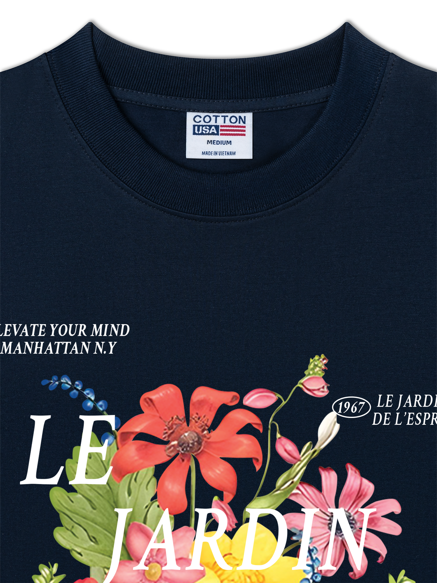 Áo Thun Relaxed Fit Floral Authentic