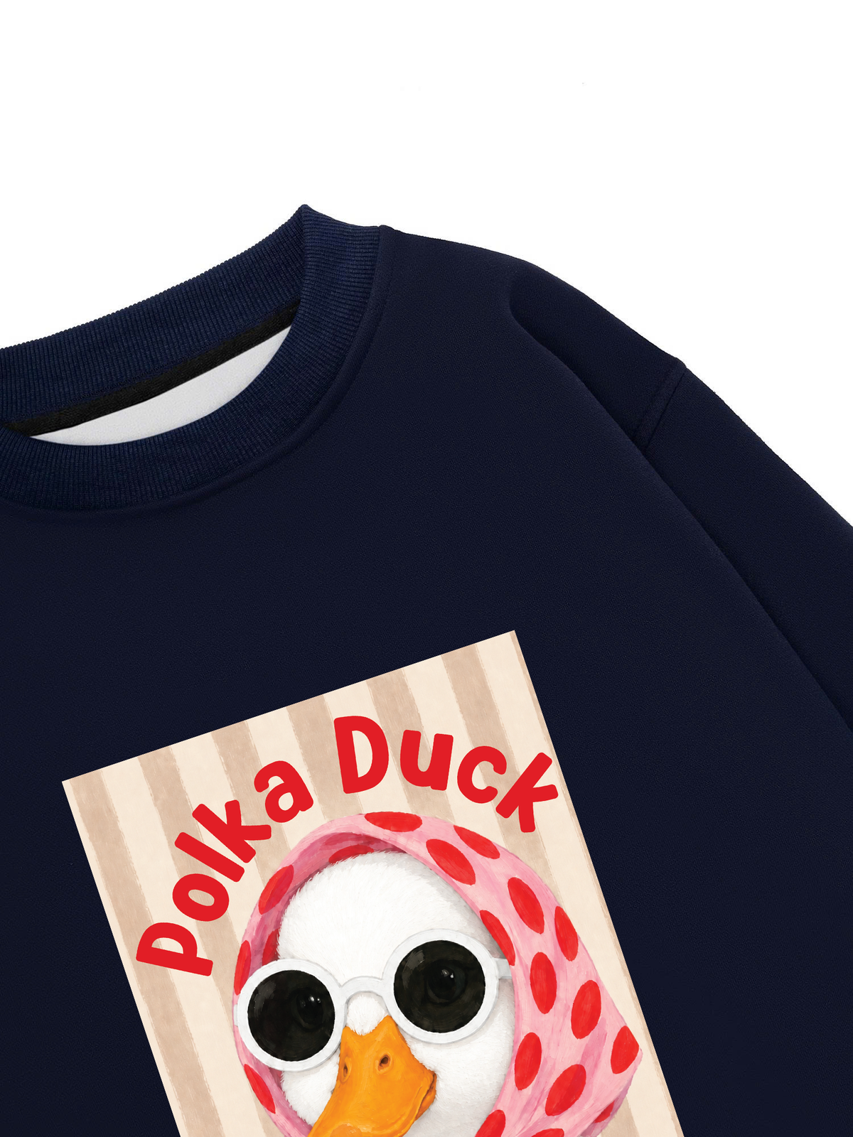 Áo Sweater Nỉ Hai Da Farm Polka Duck