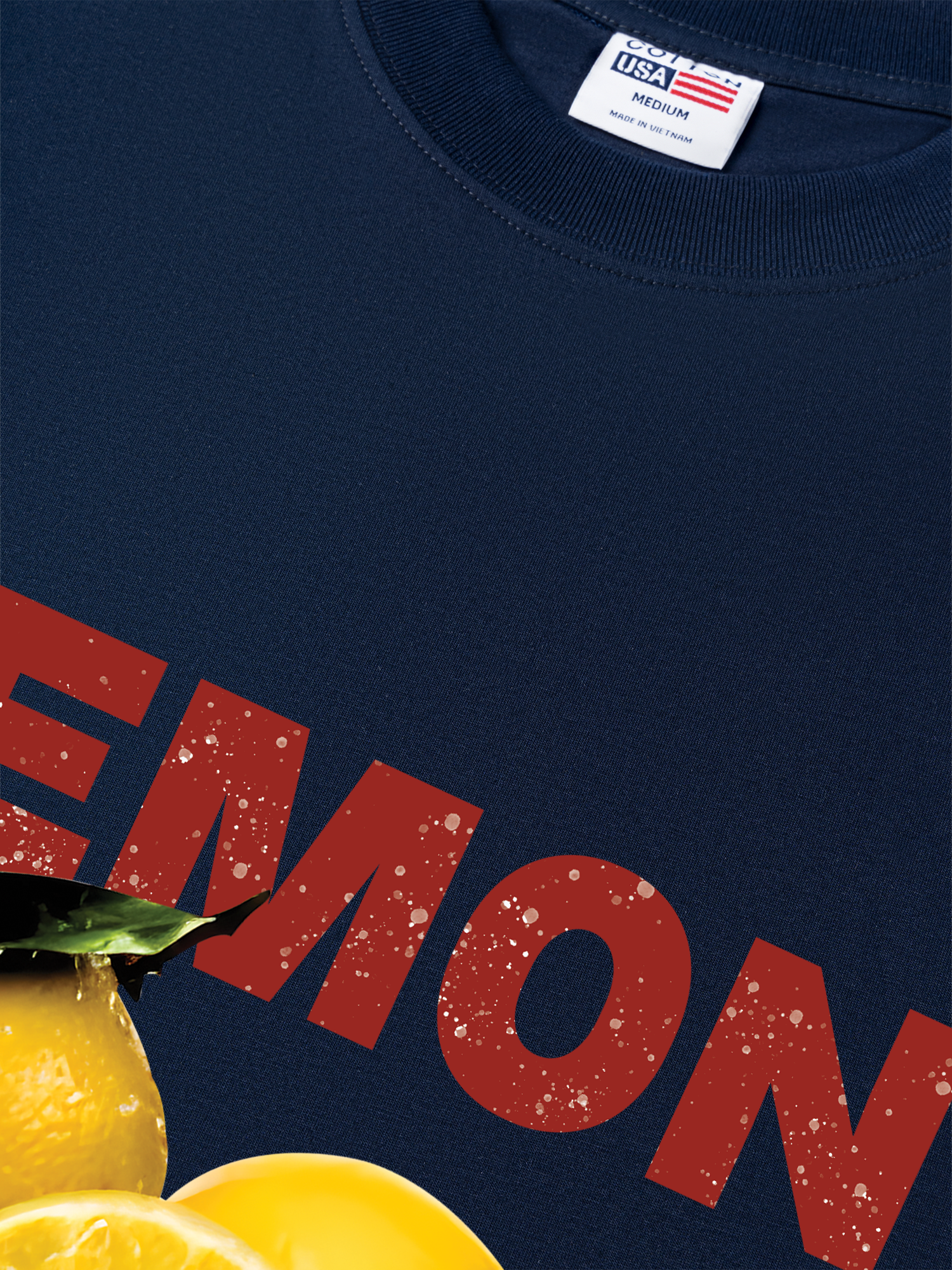 Áo Thun Relaxed Fit Tropical Lemon Orrganic