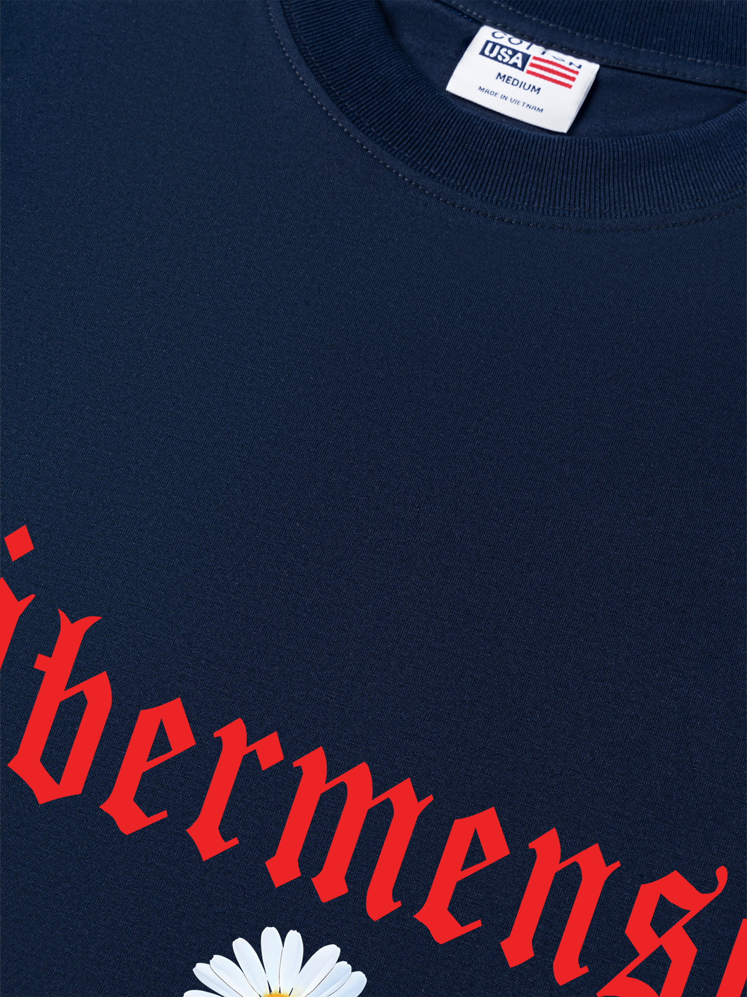 Áo Thun Relaxed Fit Floral With GD Chibi Daisy Flower