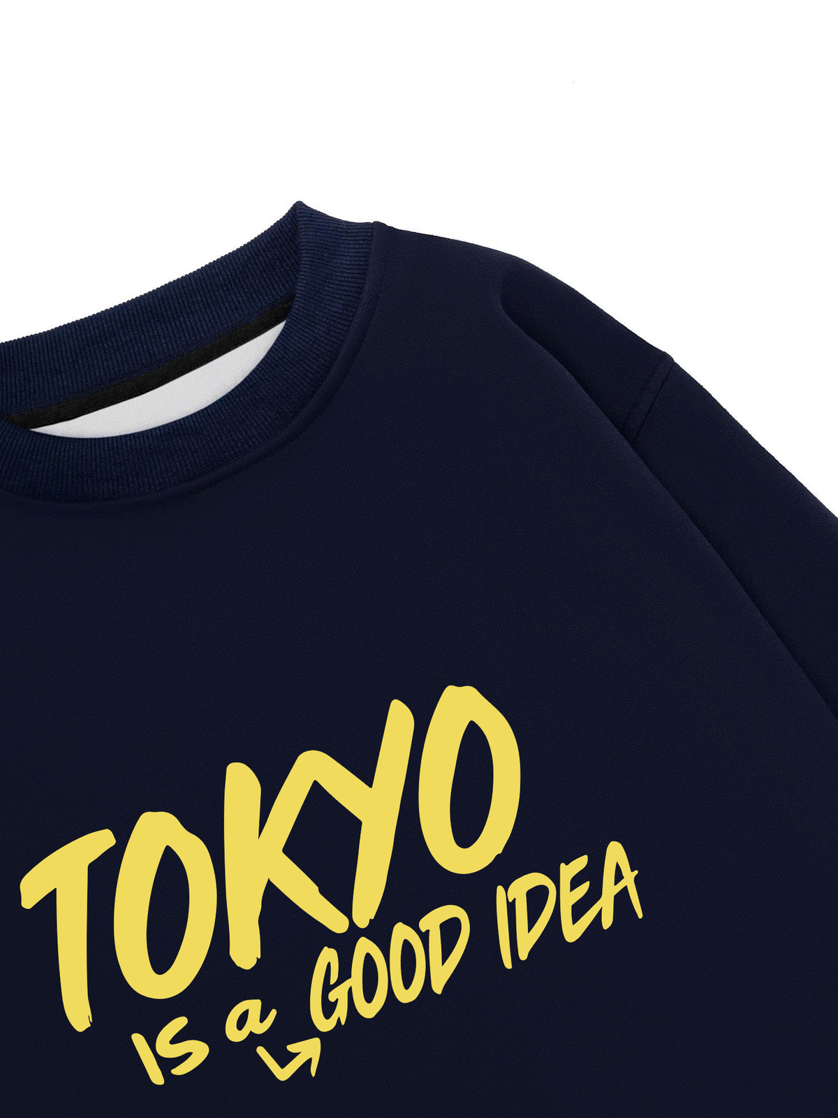 Áo Sweater Nỉ Hai Da City Tokyo Always Is A Good Idea