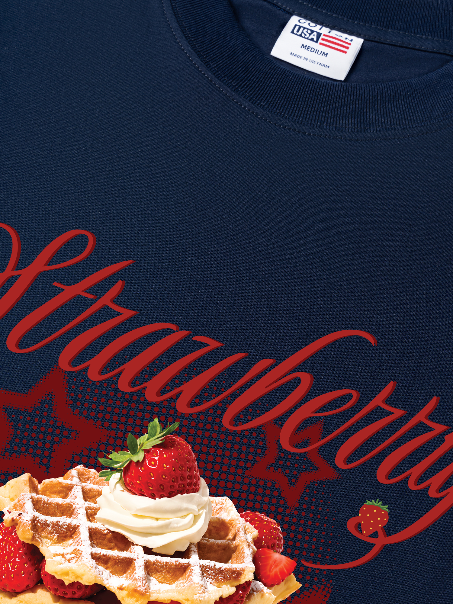 Áo Thun Relaxed Fit Strawberry With Star
