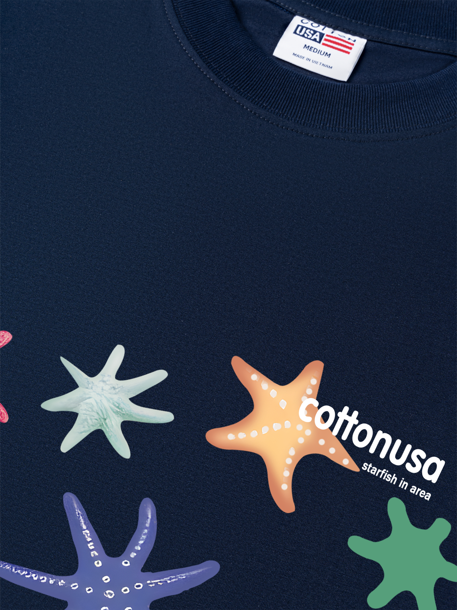 Áo Thun Relaxed Fit Tropical Star Fish