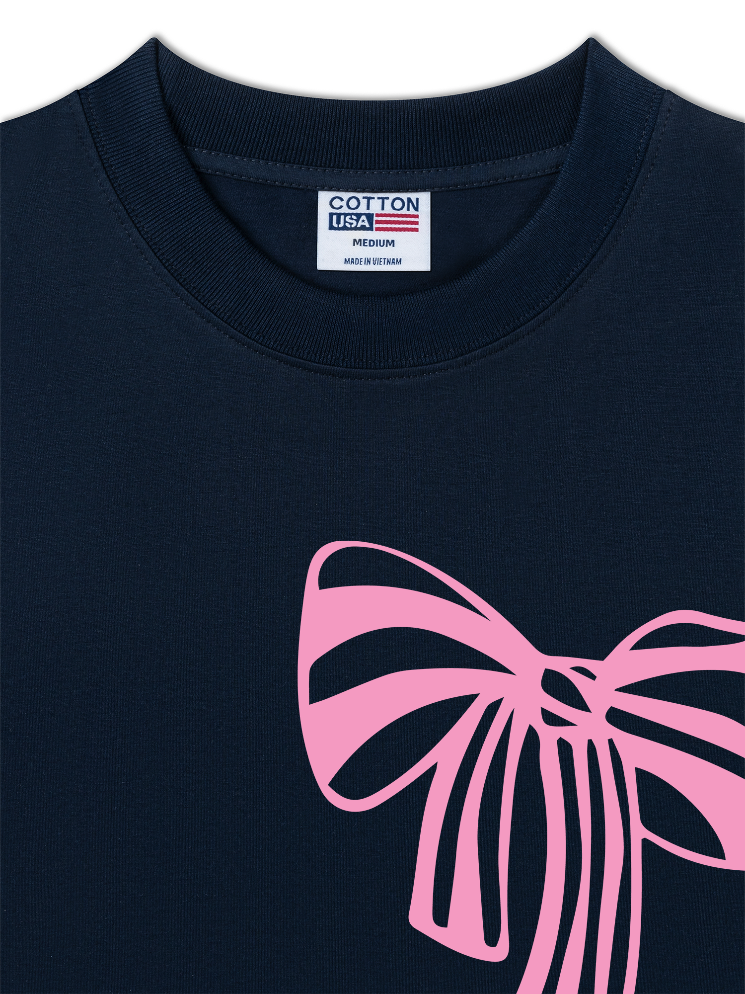 Áo Thun Relaxed Fit Pink Ribbon