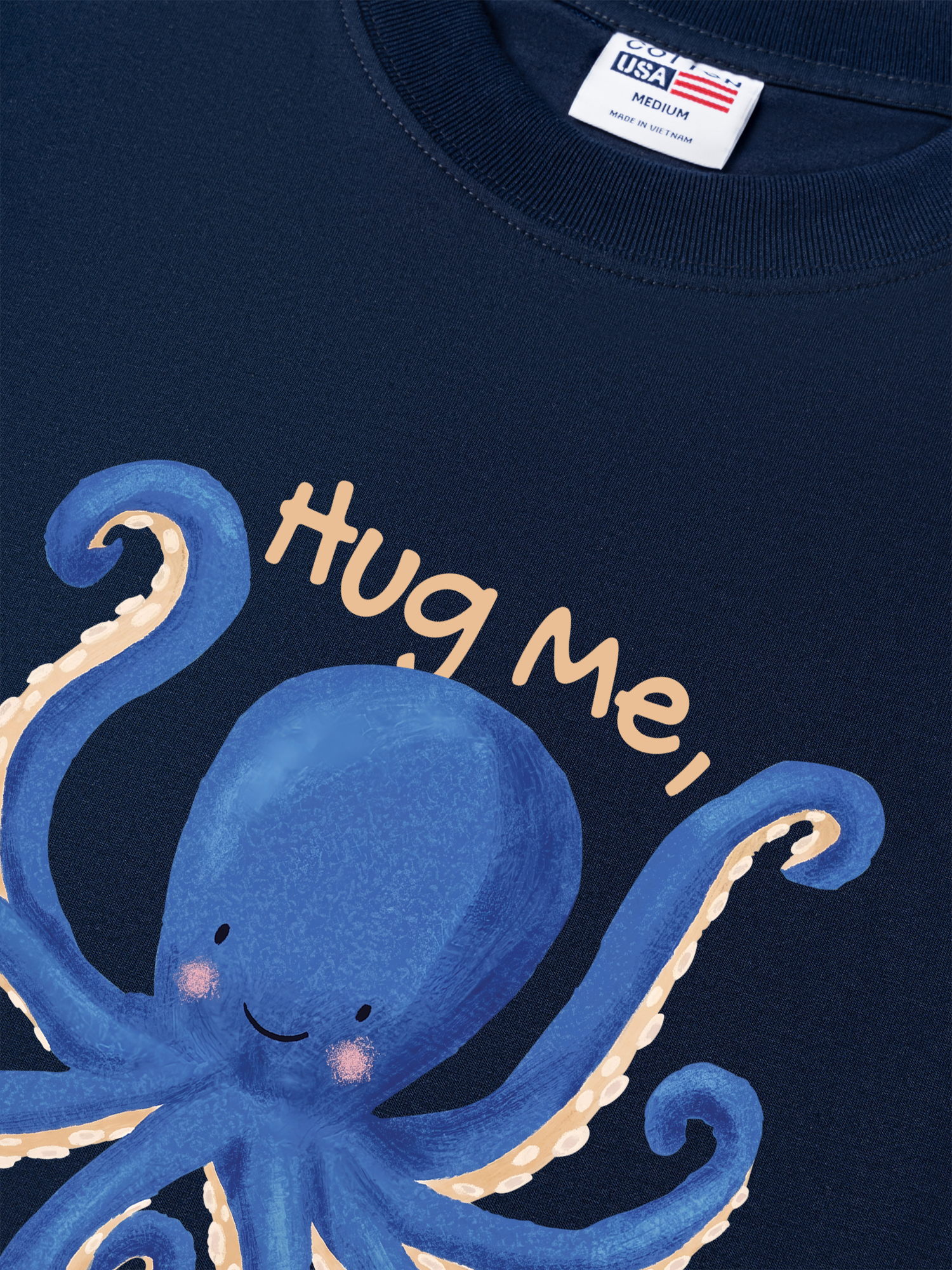 Áo Thun Relaxed Fit Tshirt Tropical Octopus