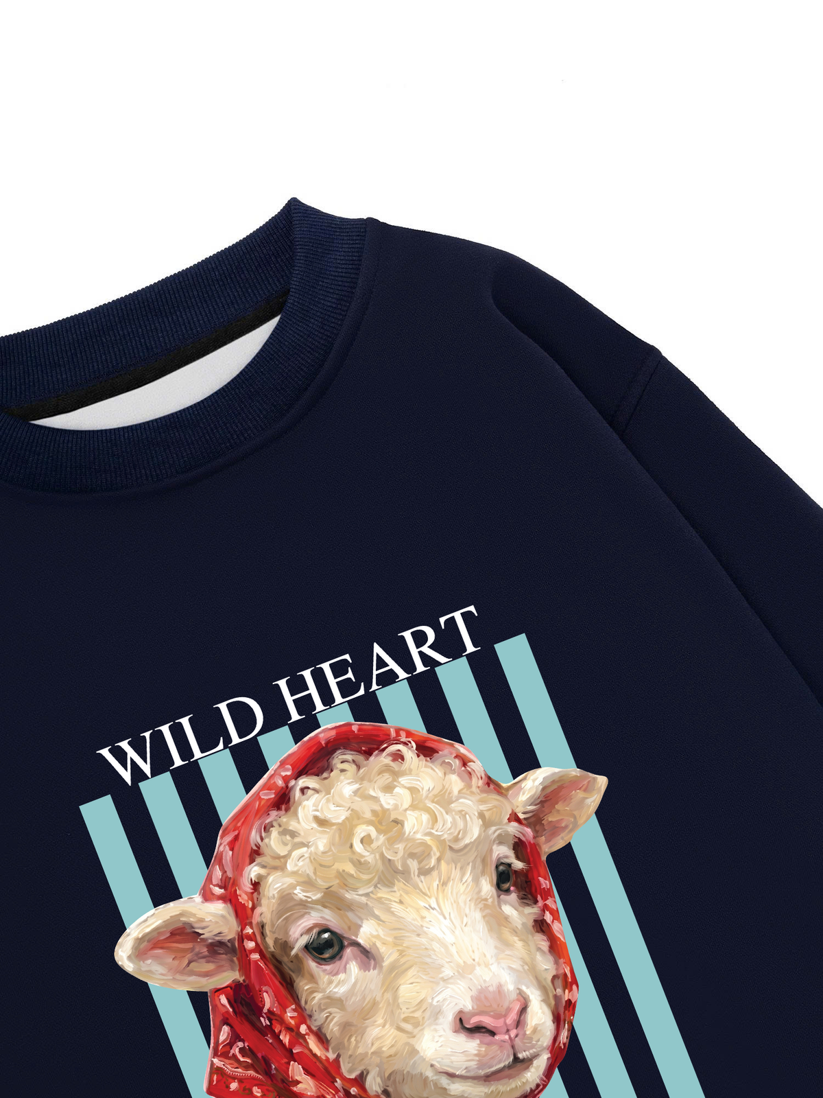 Áo Sweater Nỉ Hai Da Farm Wild Heart Sweet Soul