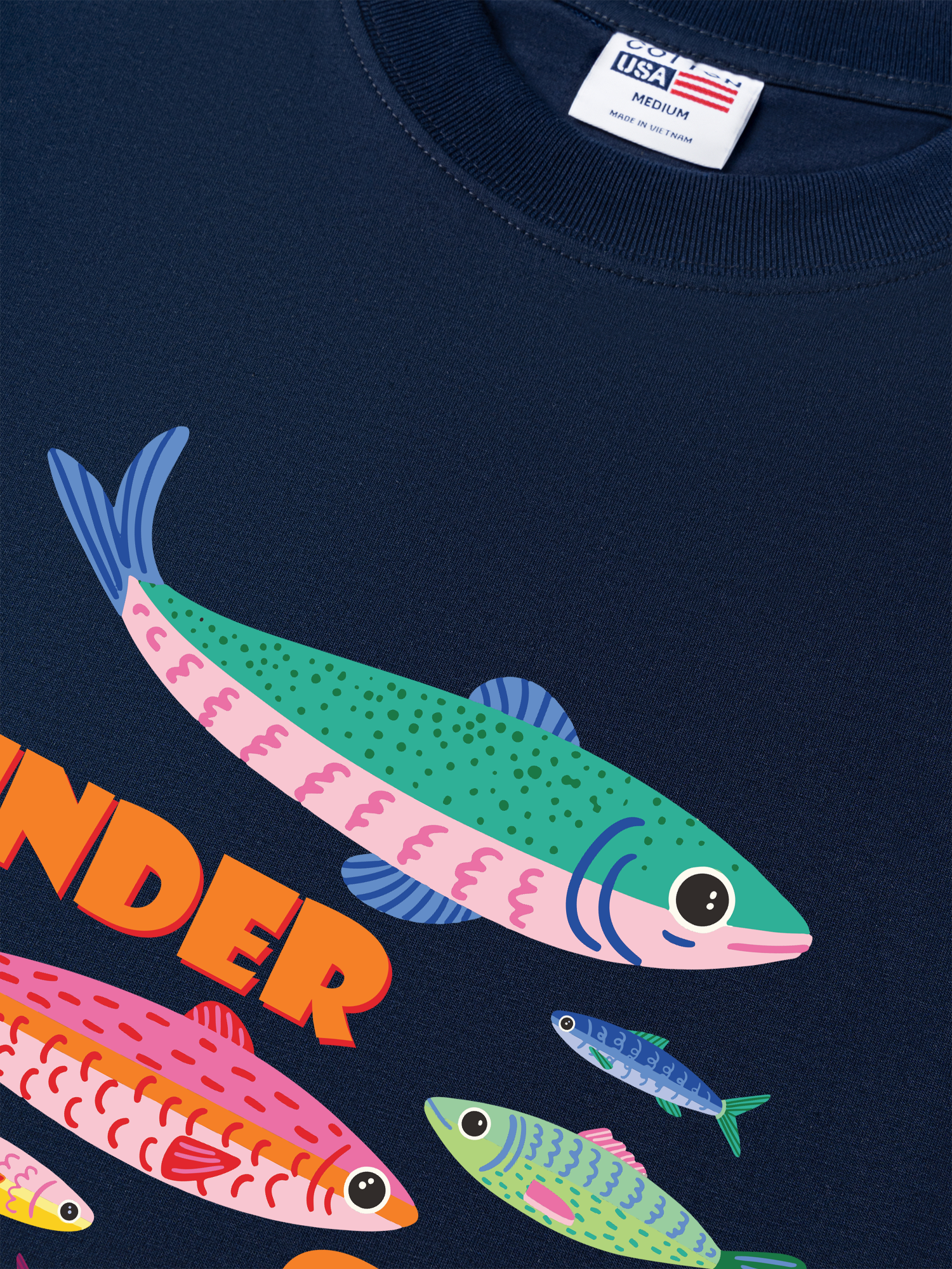 Áo Thun Relaxed Fit Tshirt Tropical Sardine
