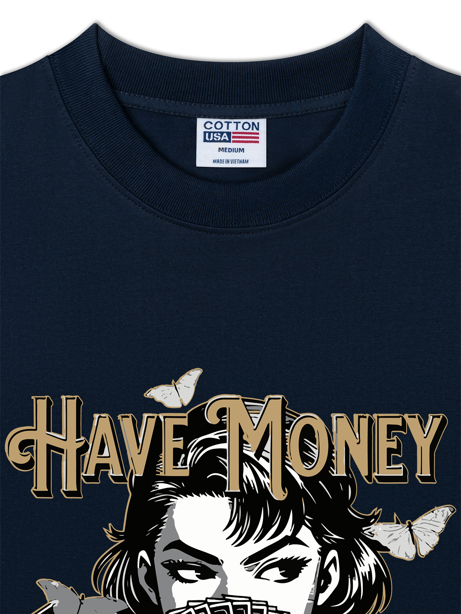 Áo Thun Relaxed Fit Money Golden Power