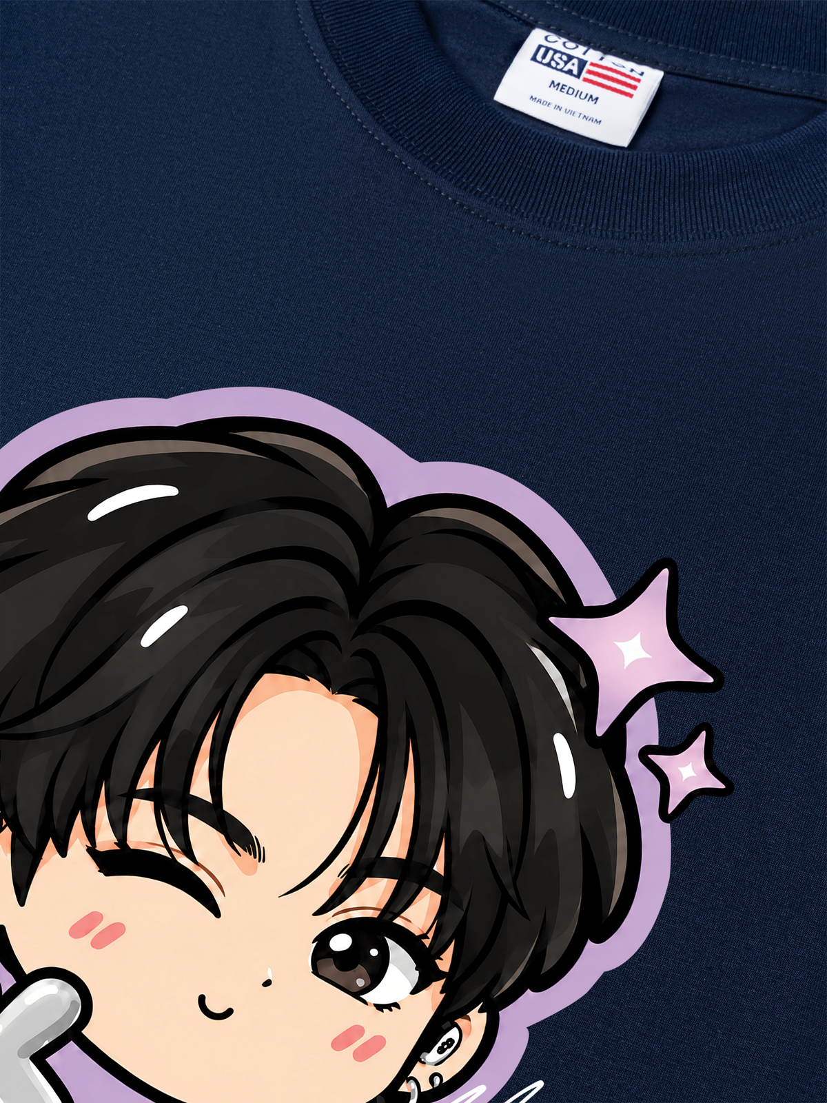 Áo Thun Relaxed Fit JK Chibi