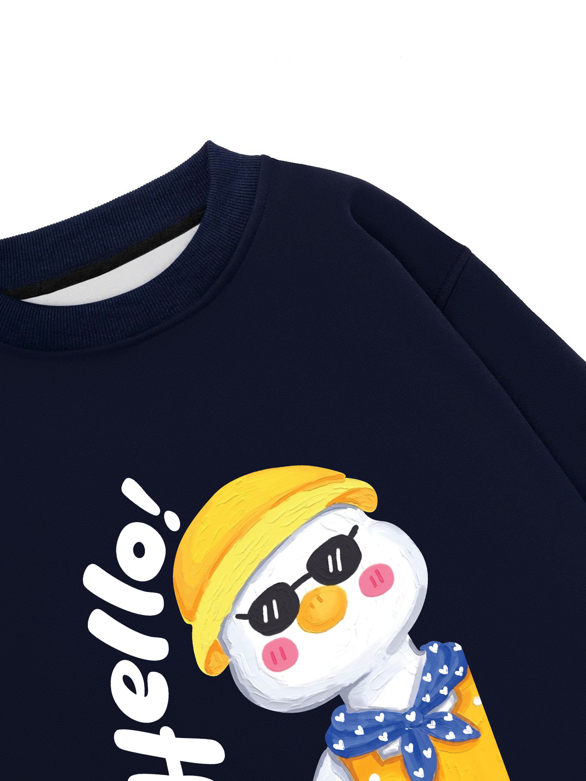 Áo Sweater Nỉ Hai Da Farm Hello Duck