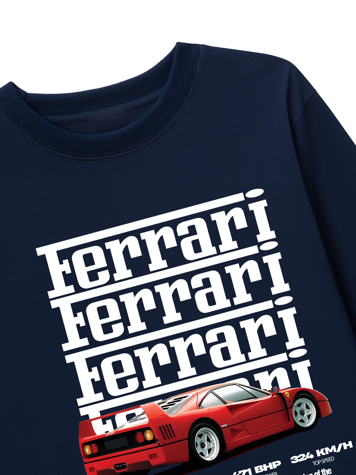 Áo Thun Dài Tay Ferrari Competizione F-40