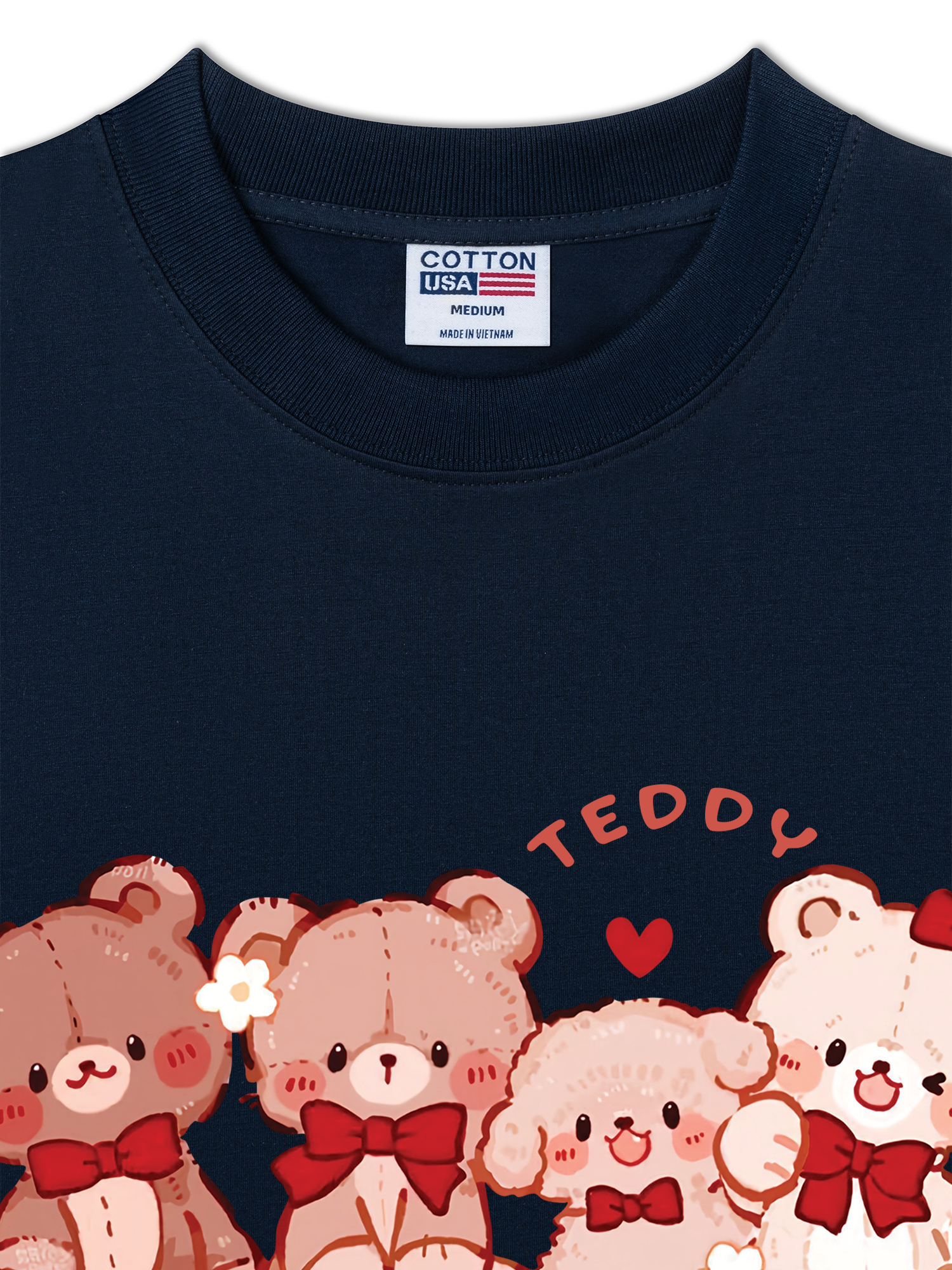 Áo Thun Relaxed Fit Sweet Teddy