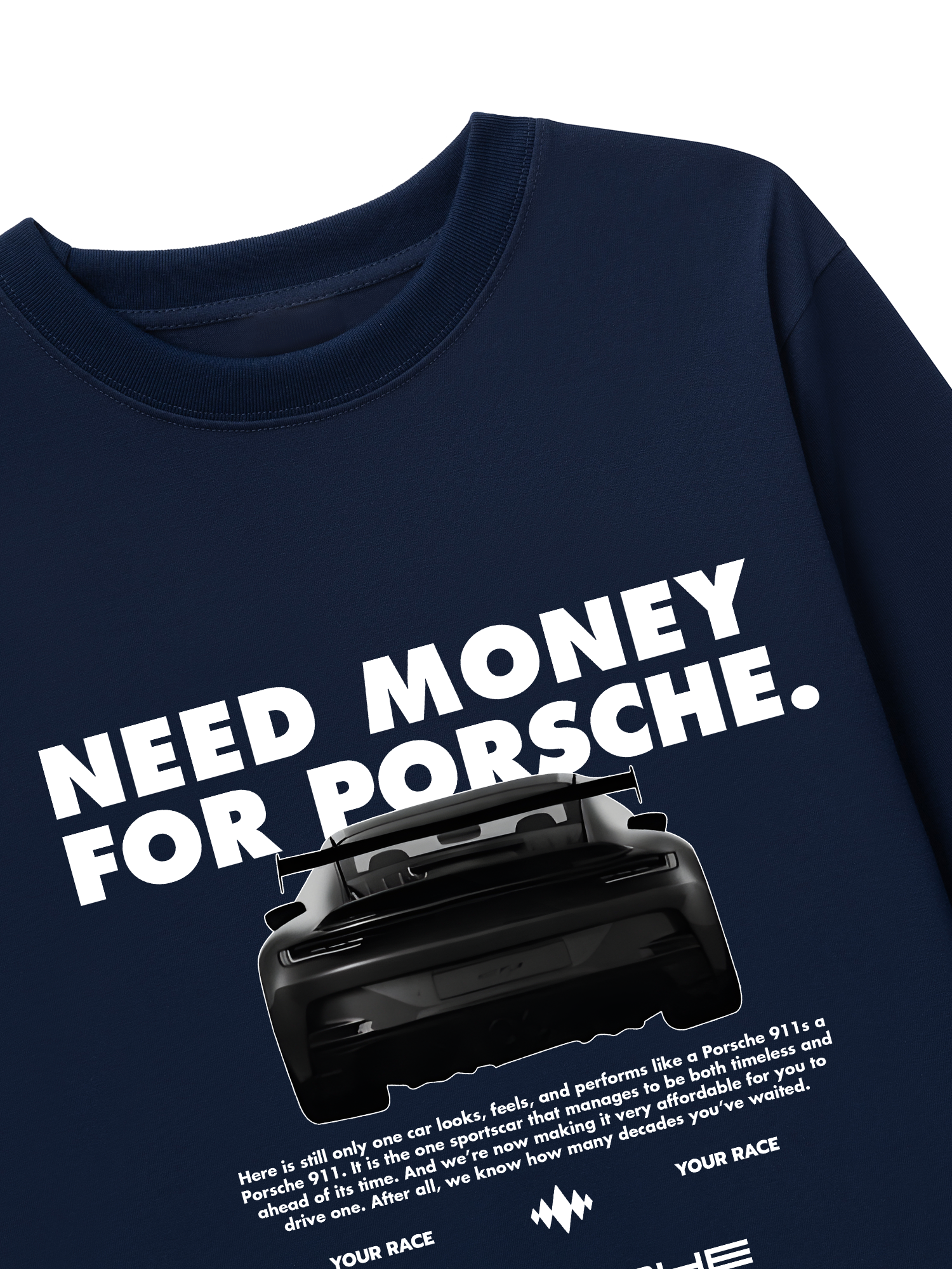 Áo Thun Dài Tay Porsche All Black 911 GT3RS