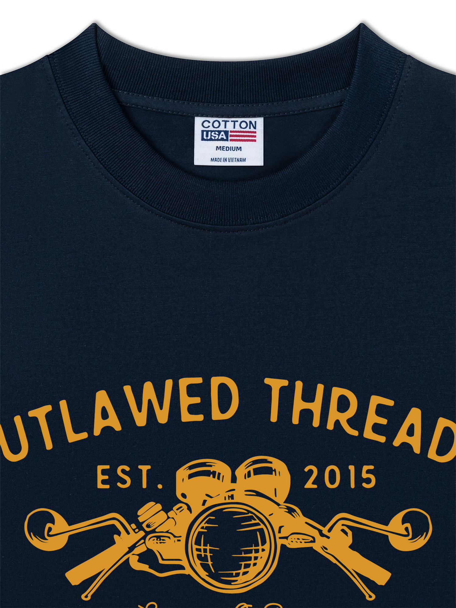 Áo Thun Relaxed Fit Motorbike Outlawed Threads