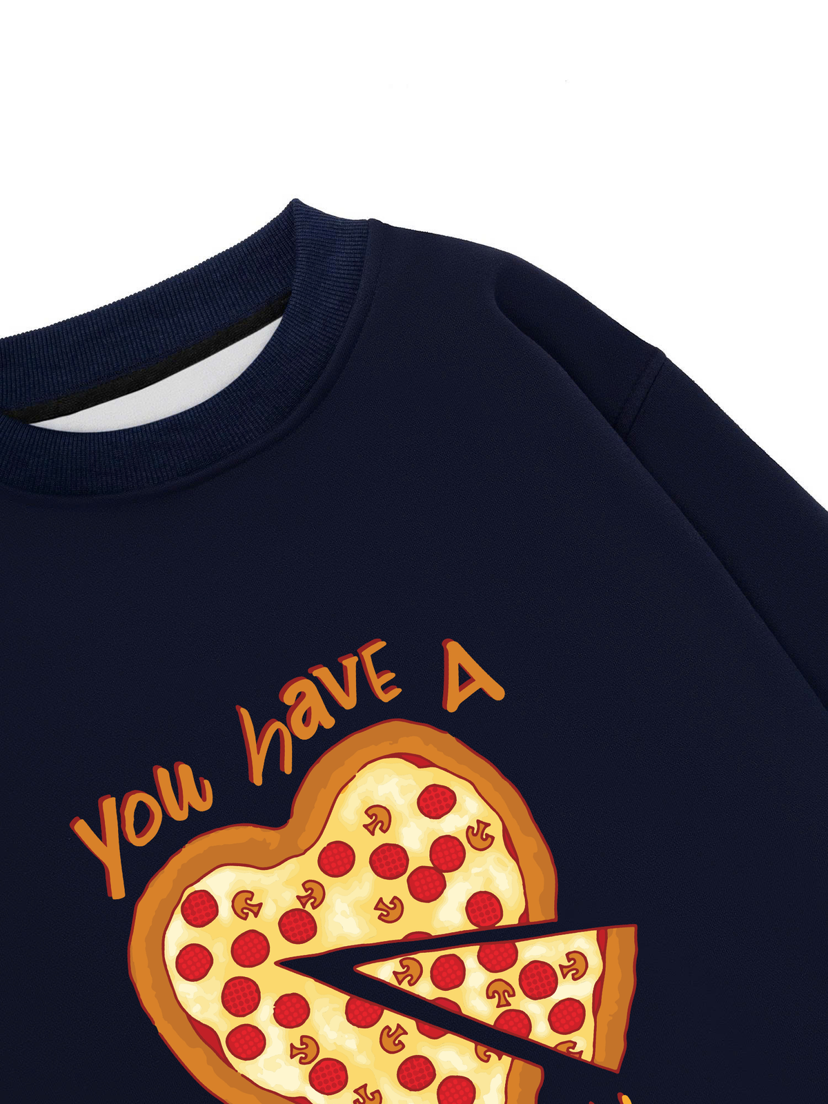 Áo Sweater Nỉ Hai Da Yumy Mood You Have A Pizza