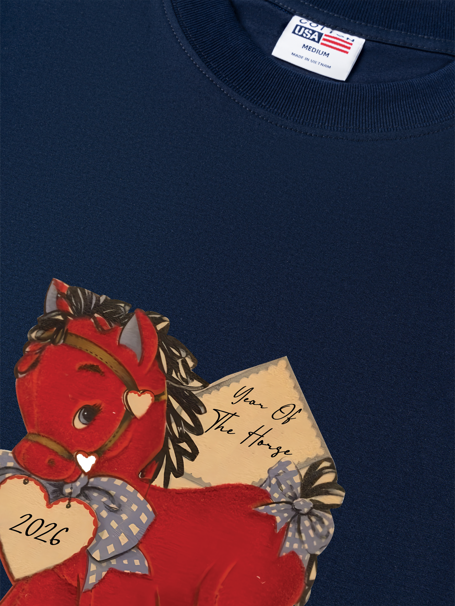 Áo Thun Relaxed Fit Red Horse 2026