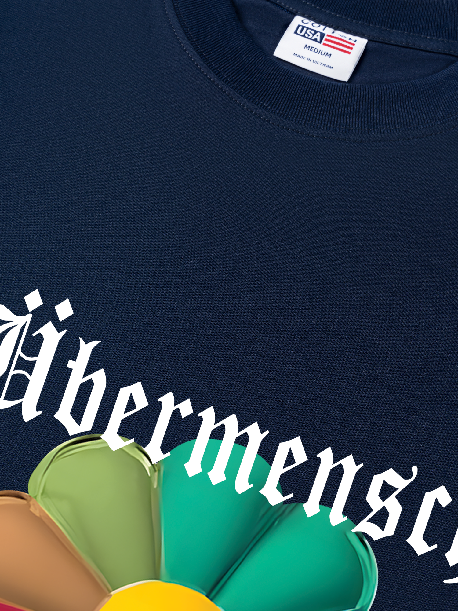 Áo Thun Relaxed Fit Floral Rainbow GD