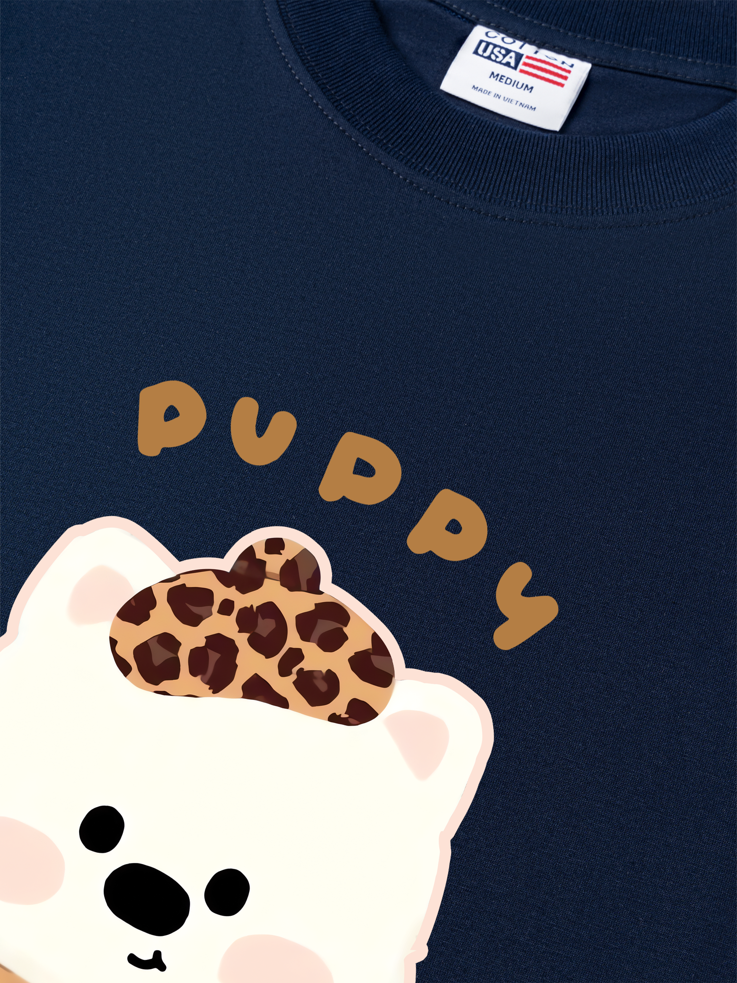 Áo Thun Relaxed Fit Soft Paw Leopard Puppy