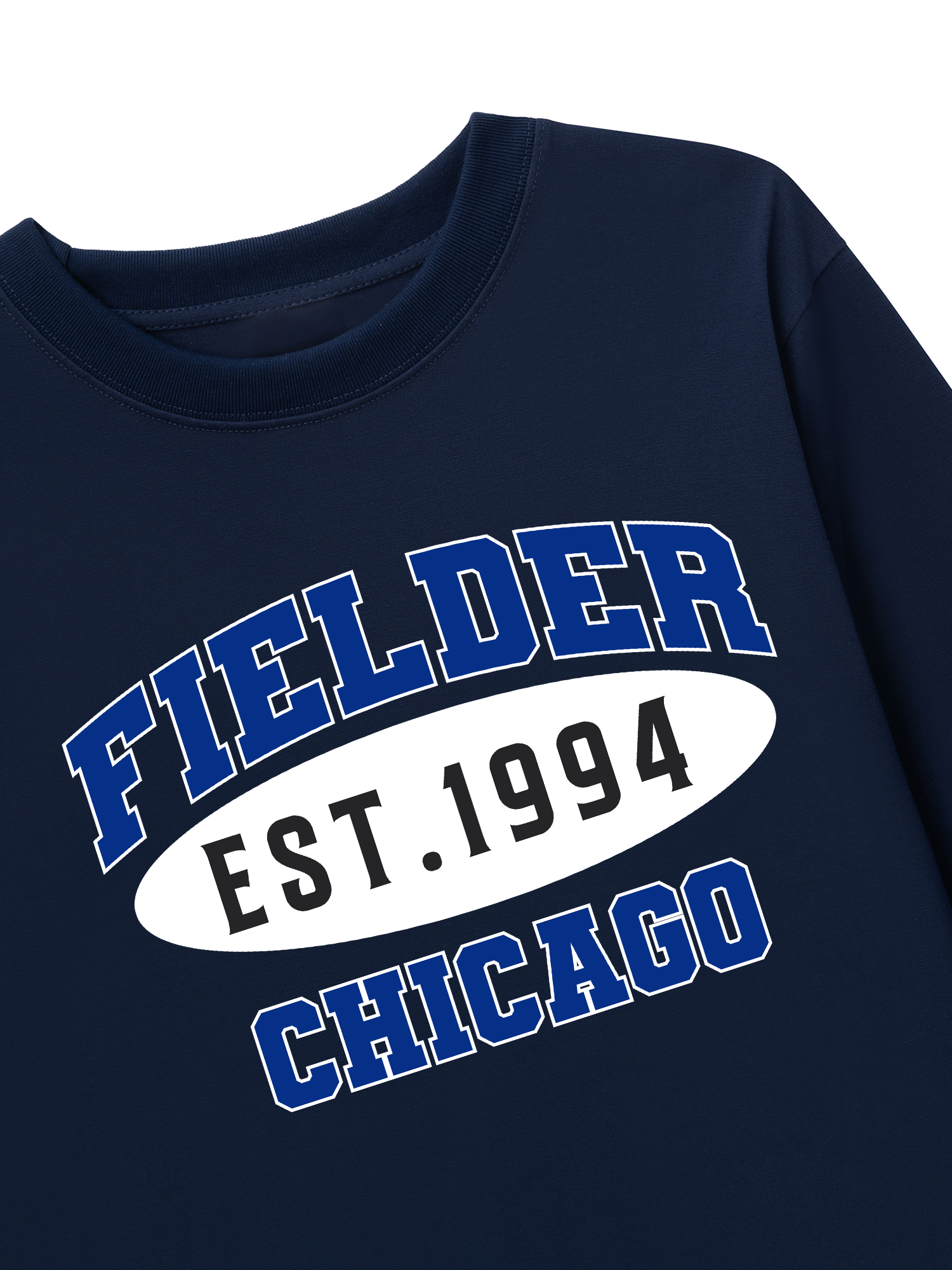 Áo Thun Dài Tay Baseball Fielder Chicago