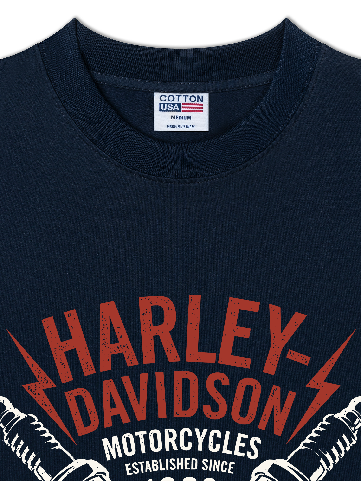 Áo Thun Relaxed Fit Motorbike Harley Davidson Motocycles