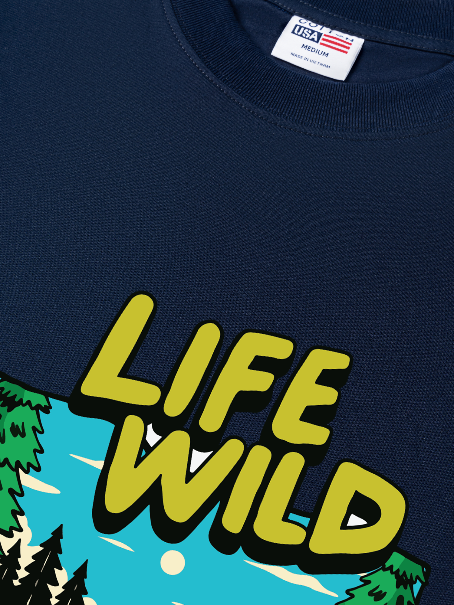Áo Thun Relaxed Fit Adventure Life Wild