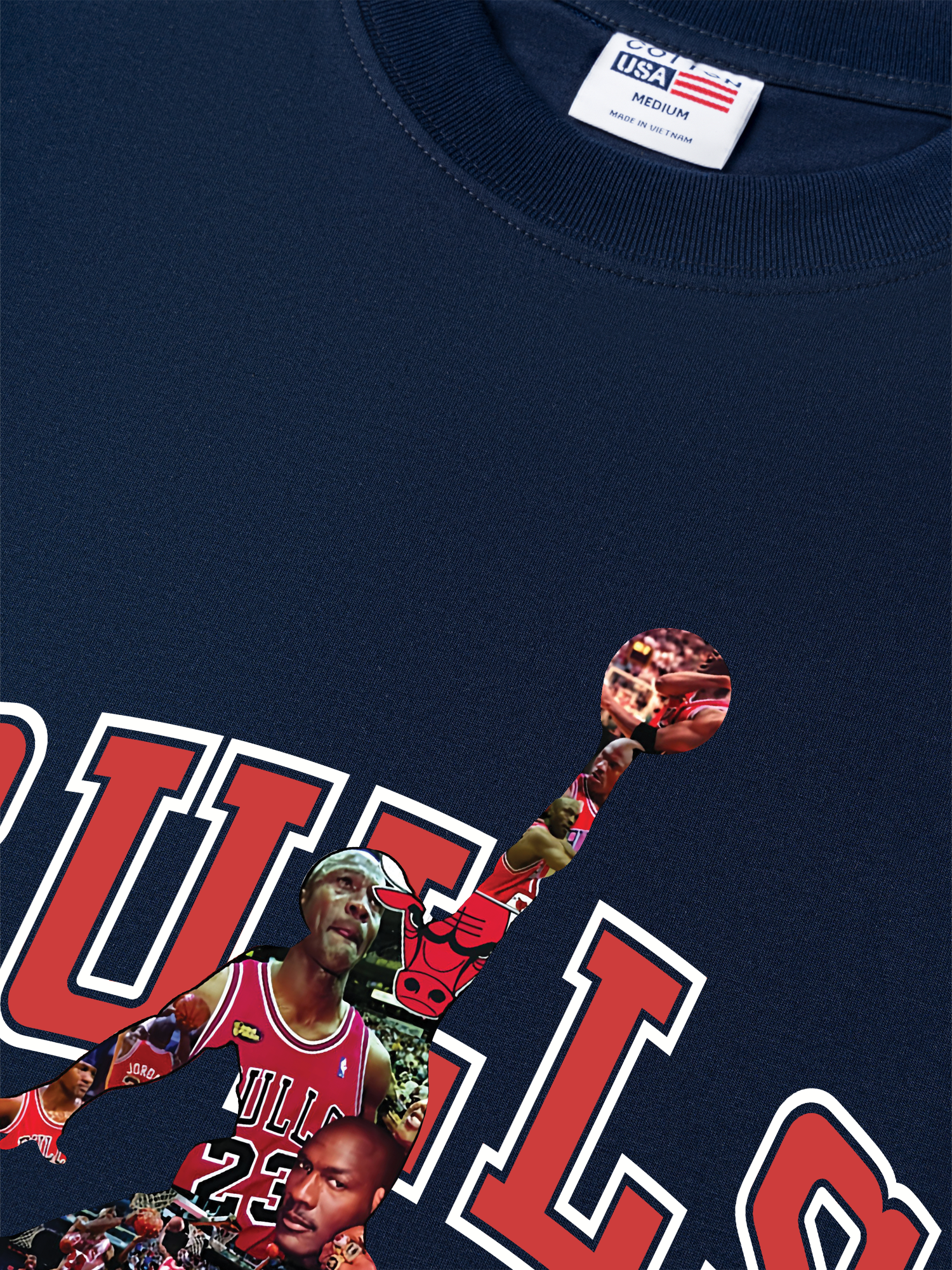 Áo Thun Relaxed Fit Basketball Bull 23
