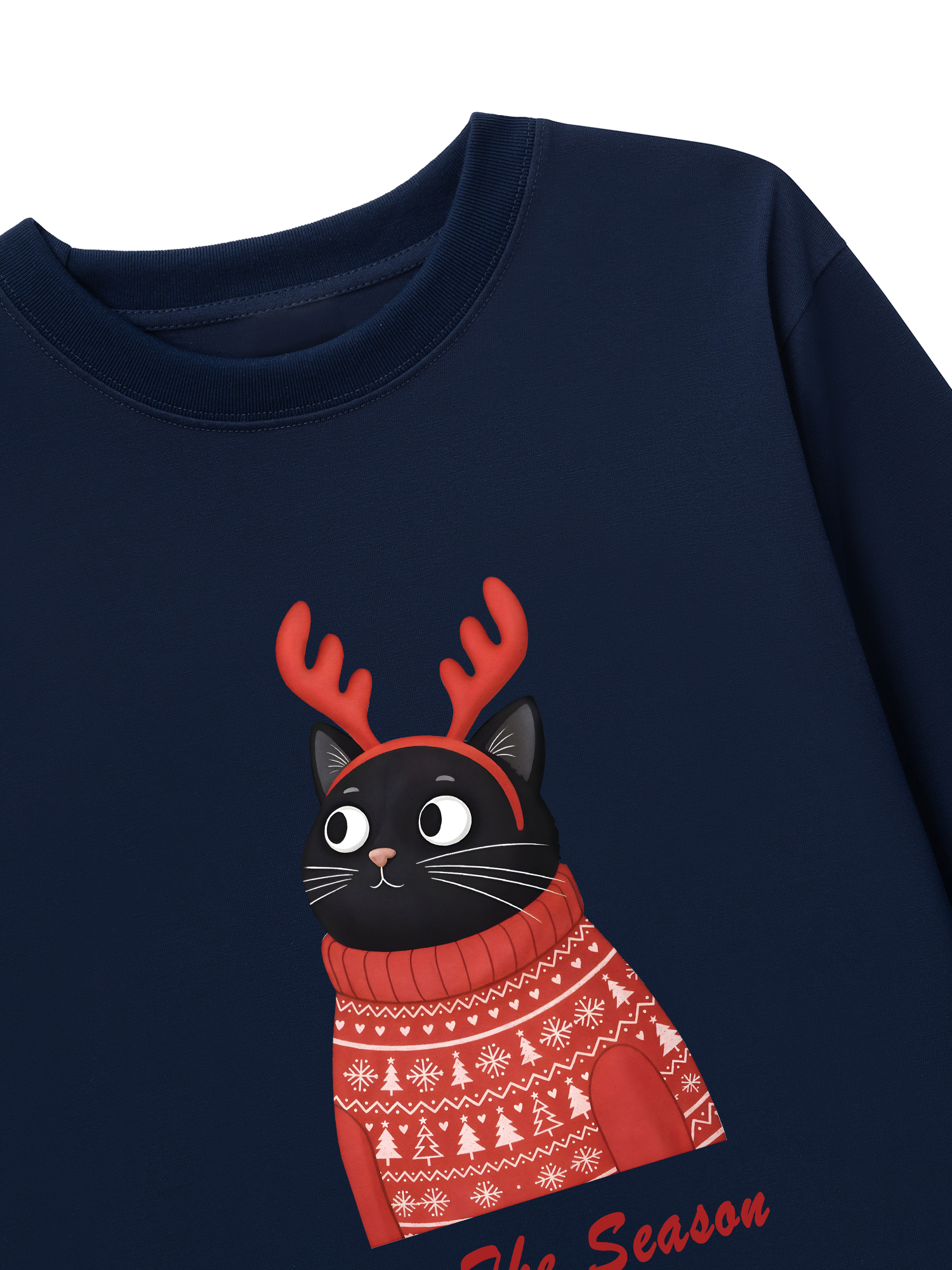 Áo Thun Dài Tay Tis The Season Cat