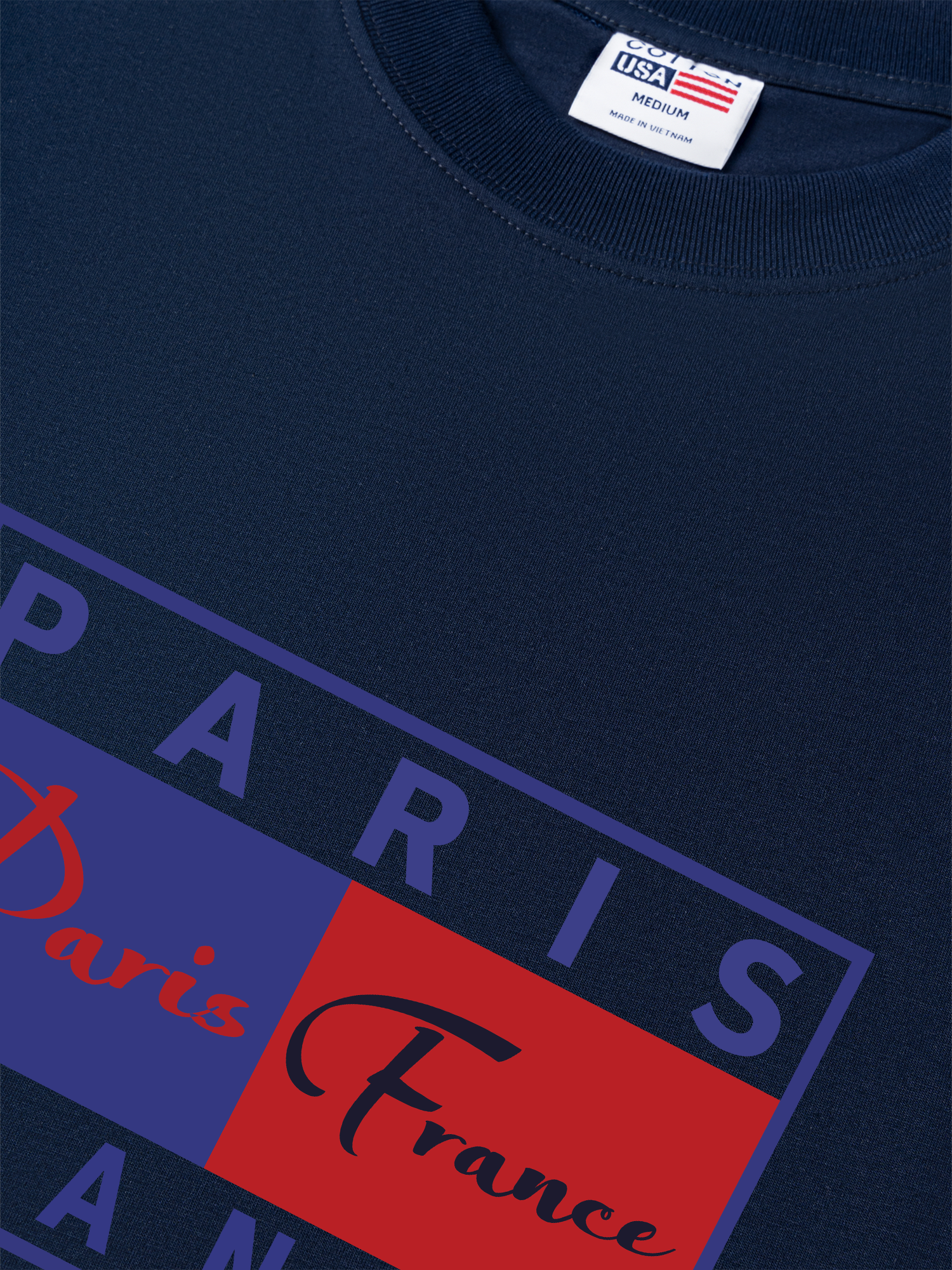 Áo Thun Relaxed Fit Basic Paris France