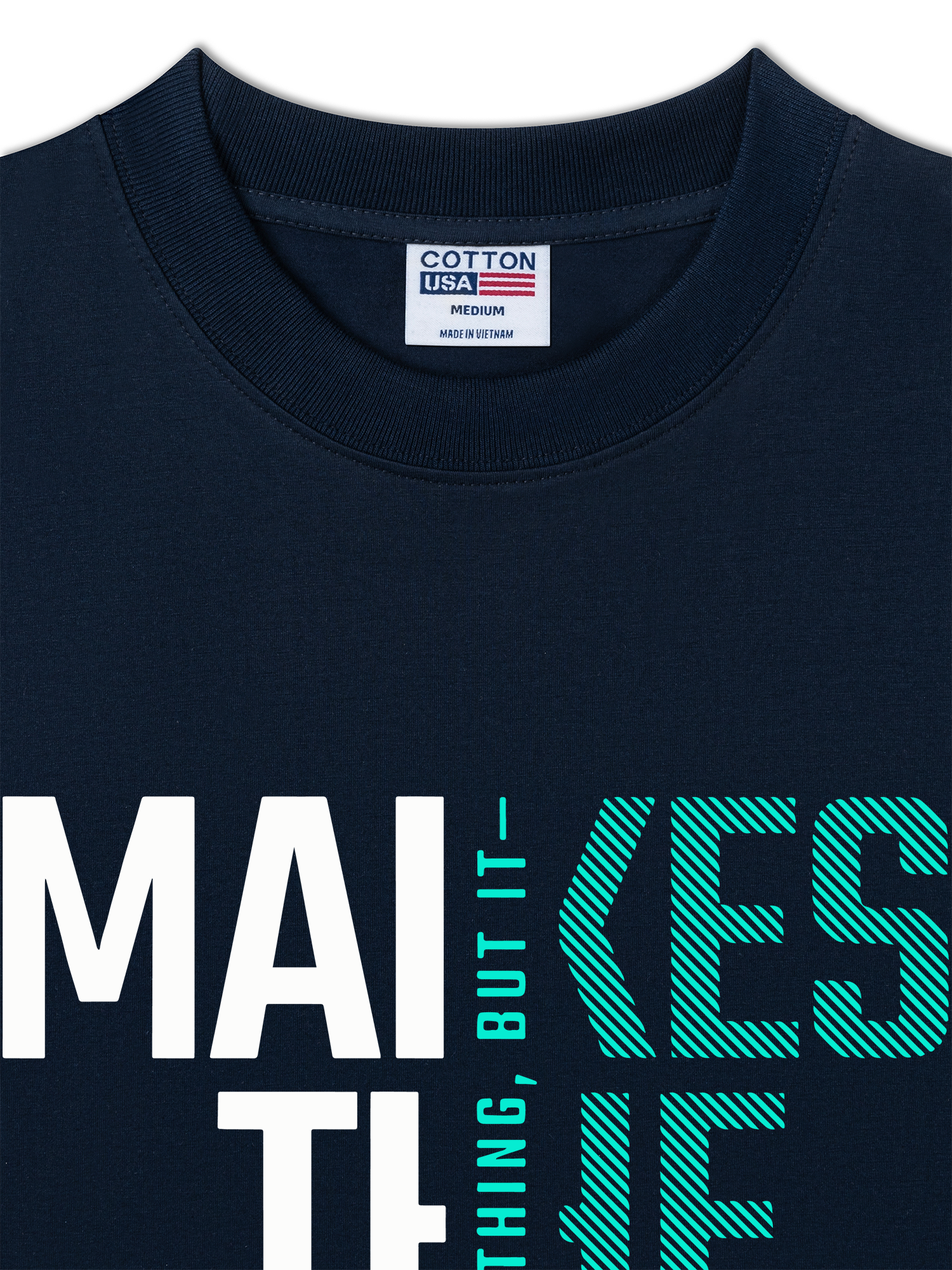 Áo Thun Relaxed Fit Money Motivational Modern Typographic