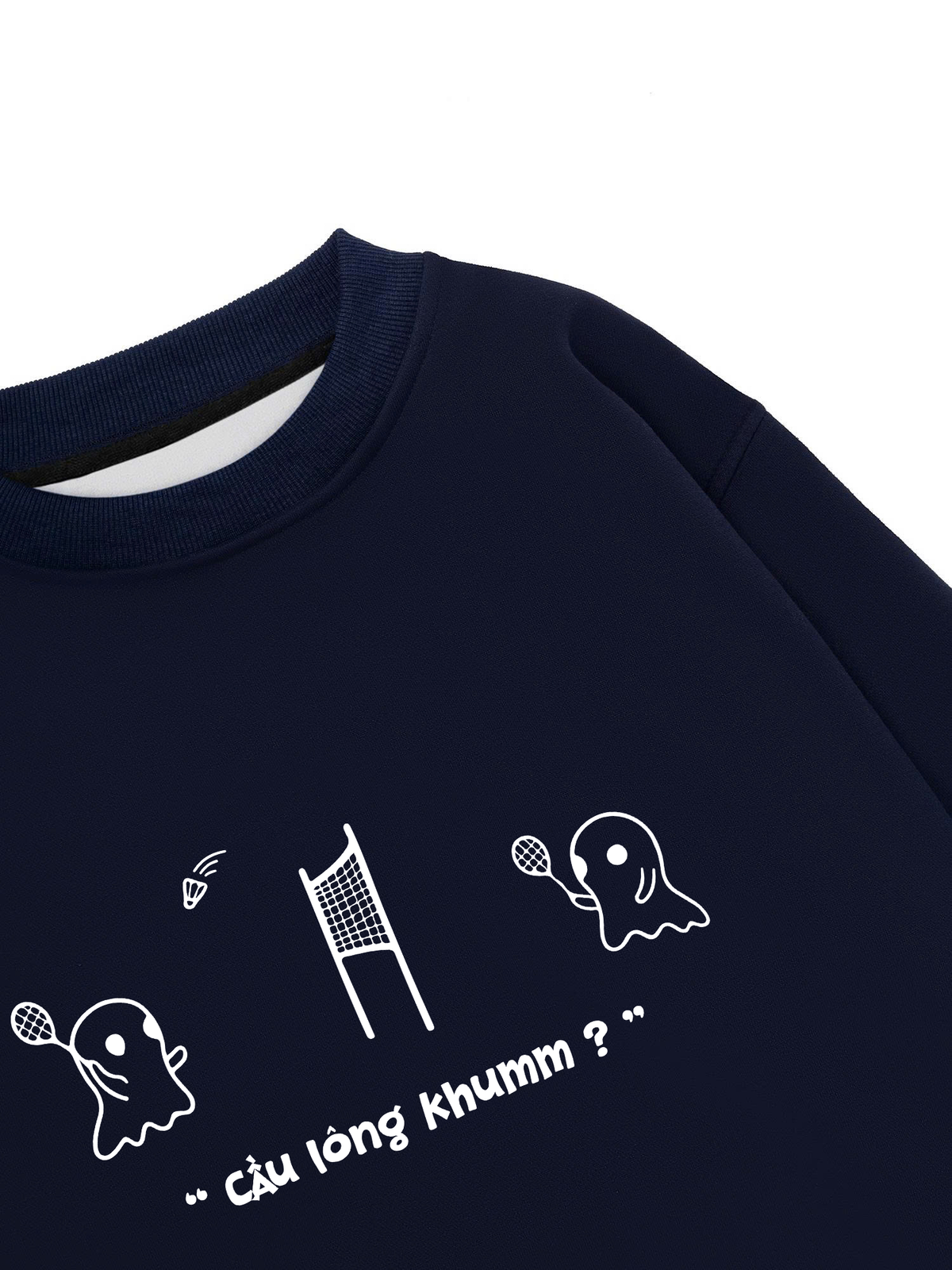 Áo Sweater Nỉ Hai Da Badminton