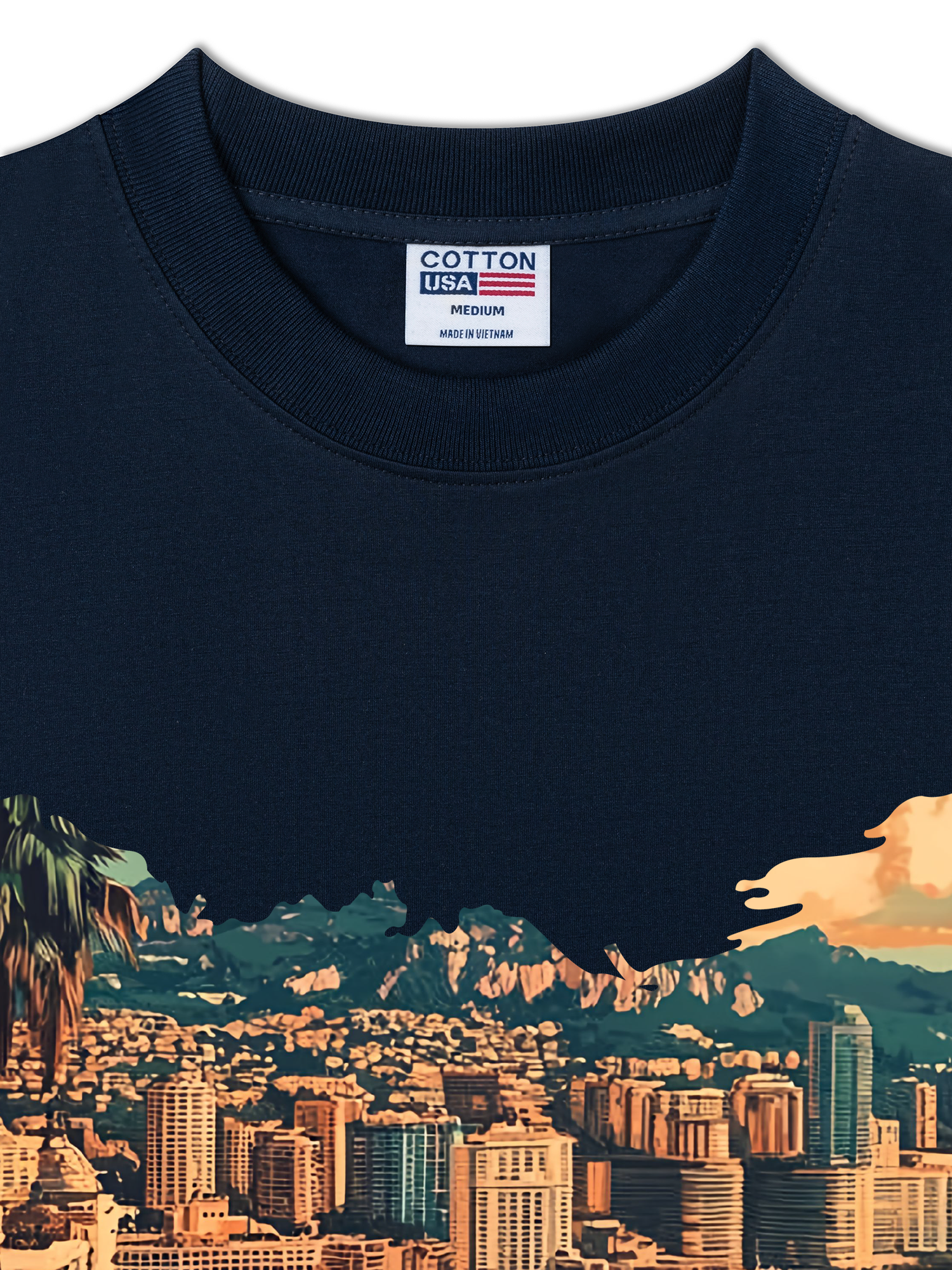 Áo Thun Relaxed Fit City Monaco