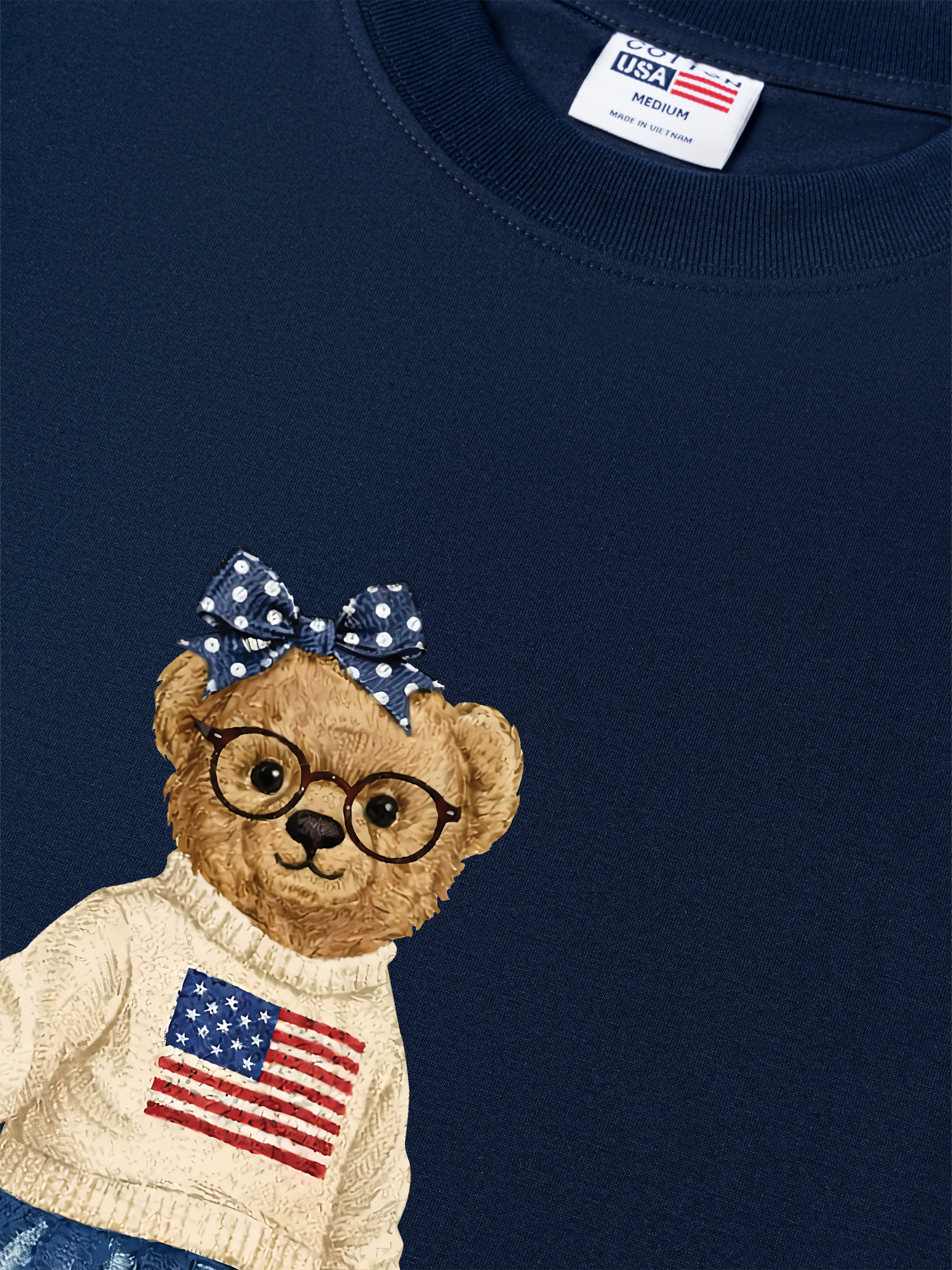 Áo Thun Relaxed Fit Soft Girl Bear