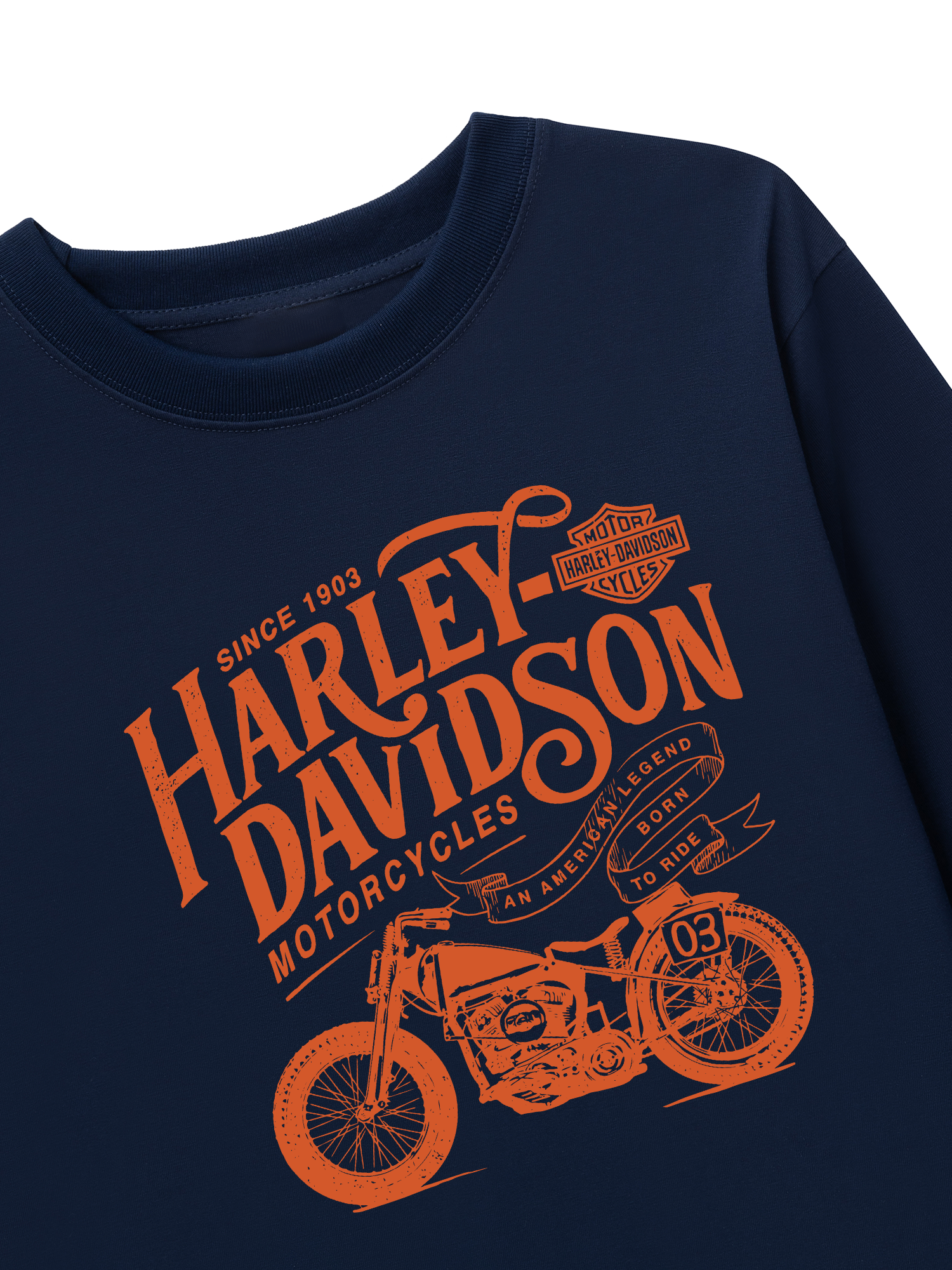 Áo Thun Dài Tay Motorcycles Harley Davidson