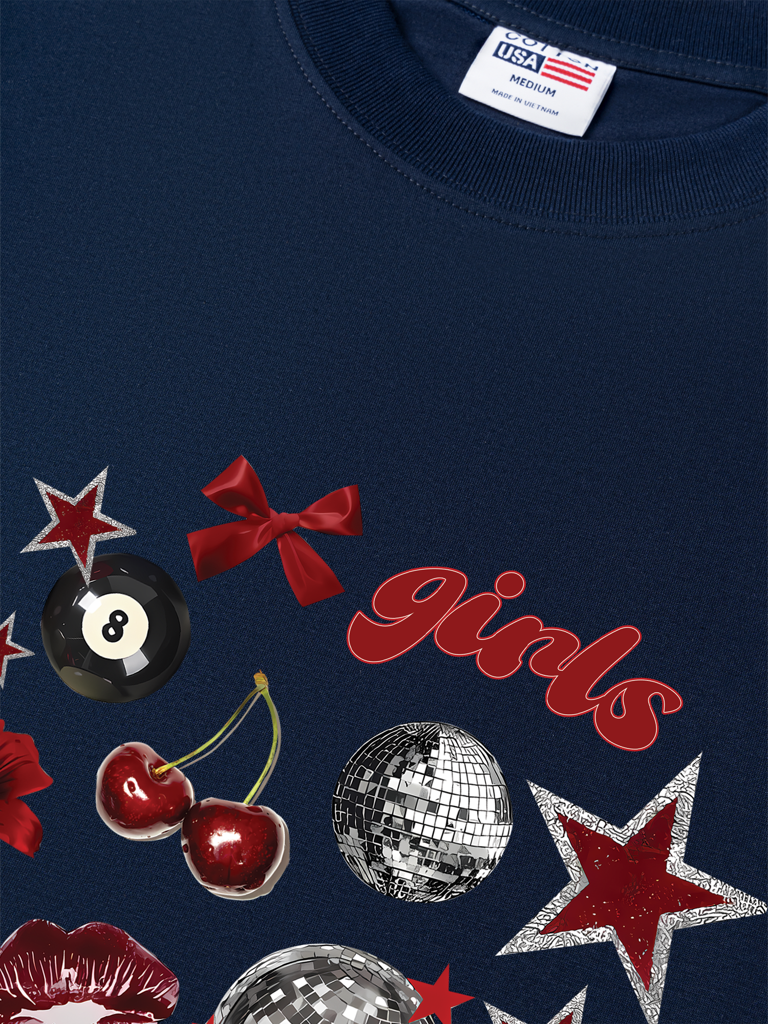 Áo Thun Relaxed Fit Cherry Girls