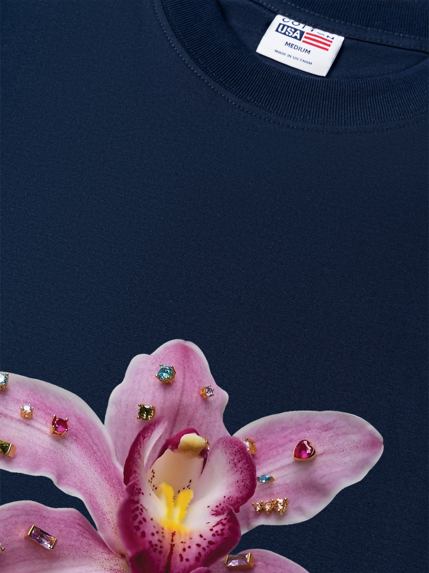Áo Thun Relaxed Fit Bling Orchid Girl