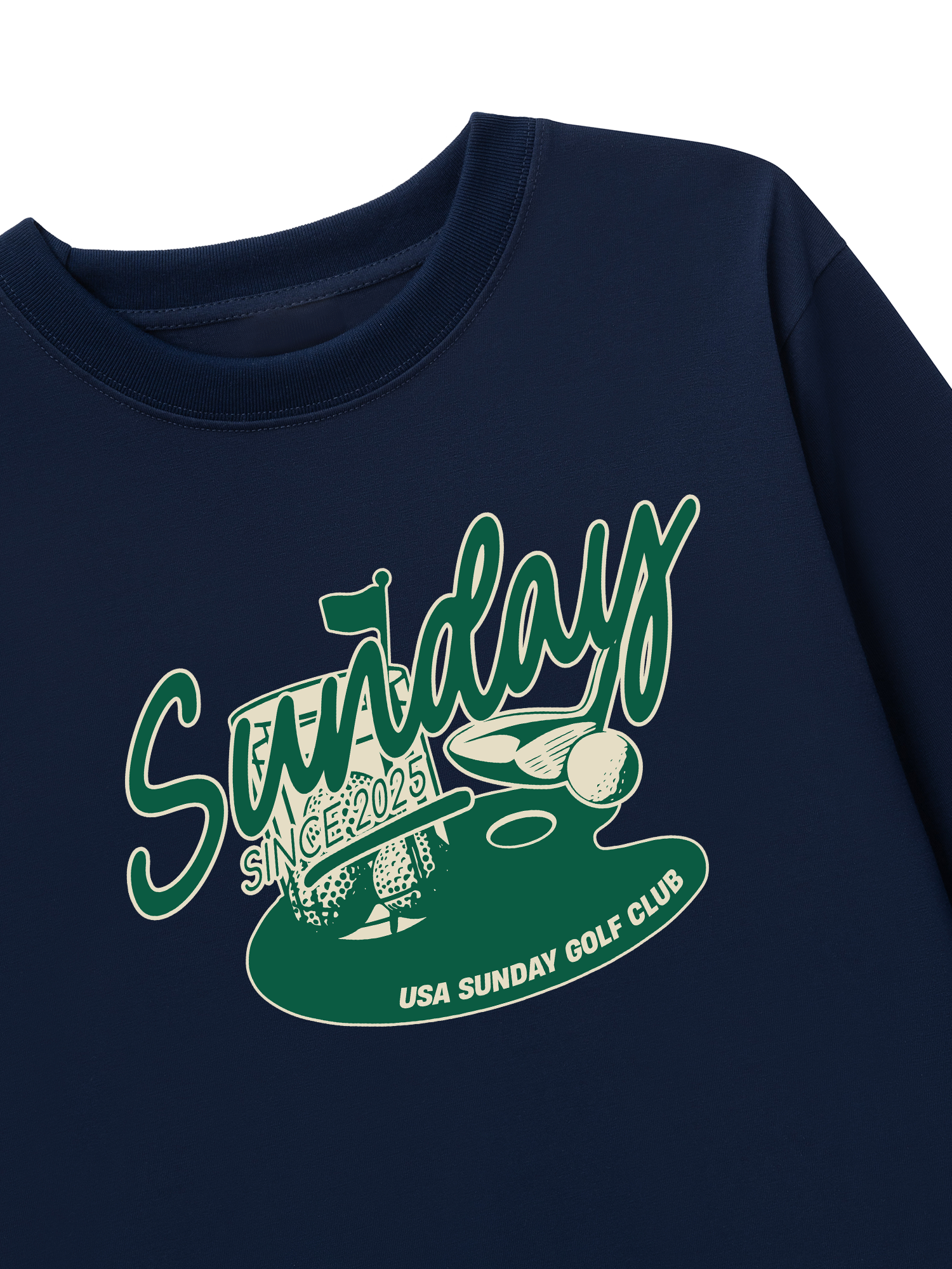Áo Thun Dài Tay Golf USA Sunday Club