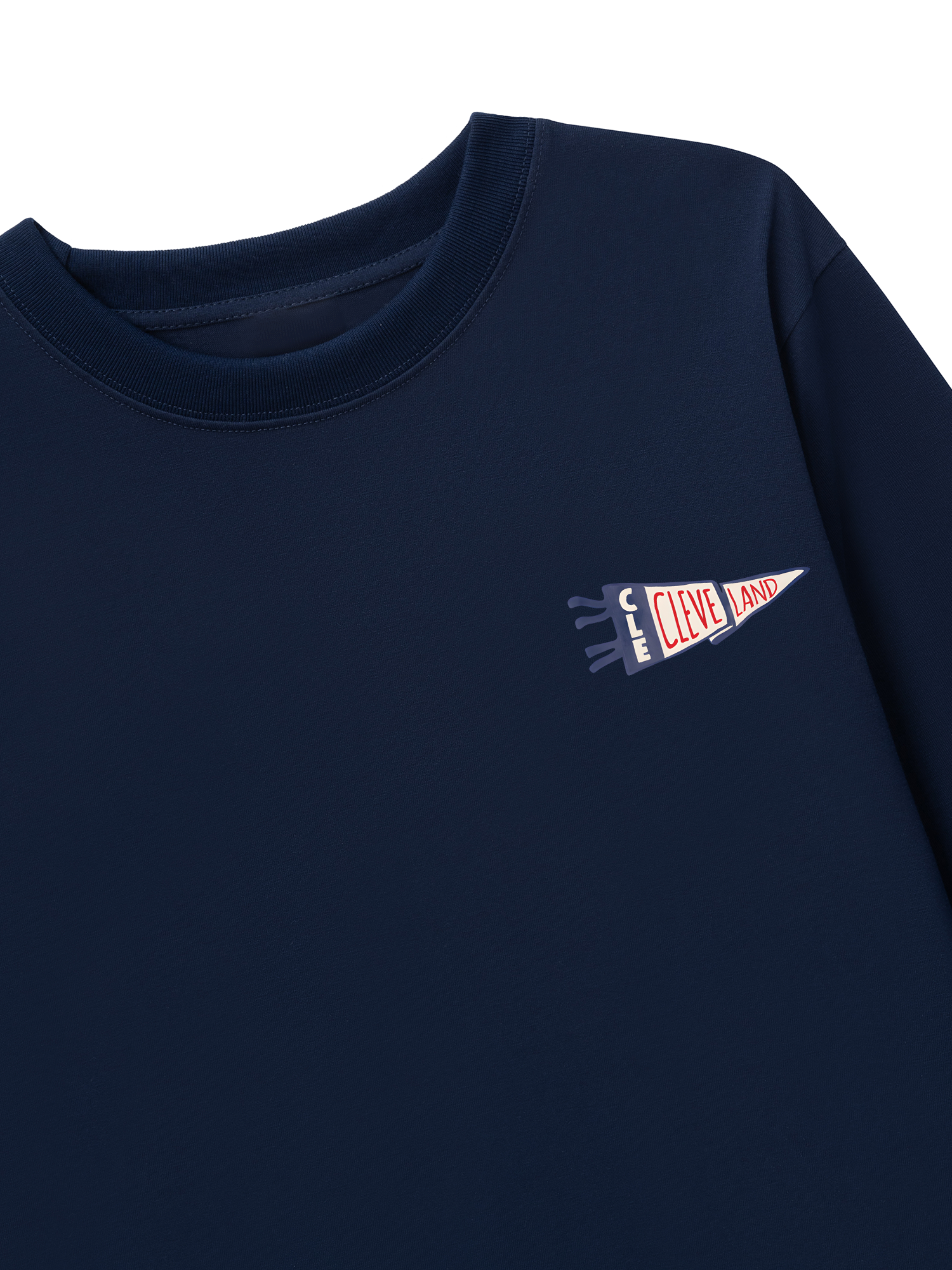 Áo Thun Dài Tay Baseball Cleve Land