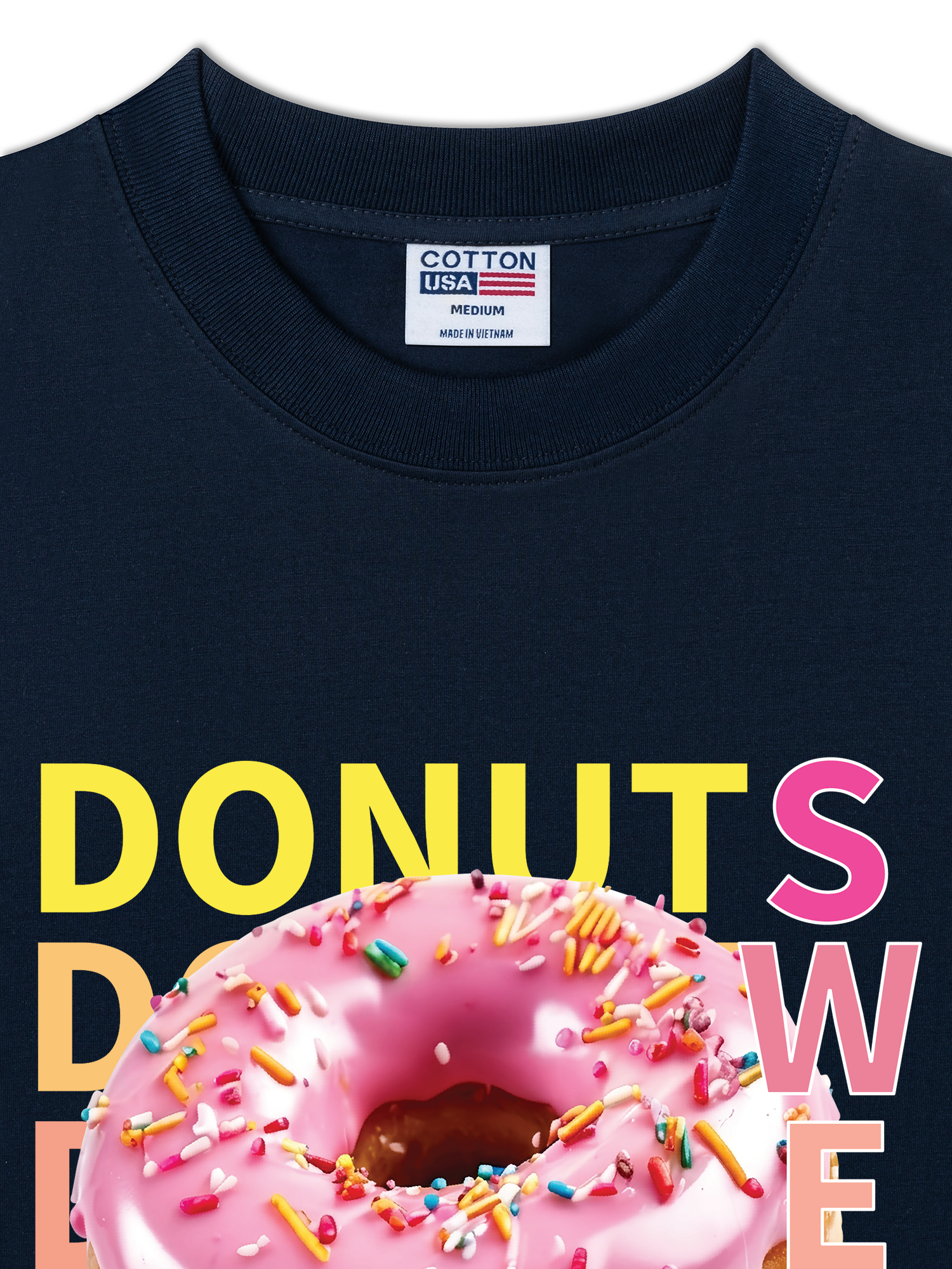 Áo Thun Relaxed Fit Yummy Mood Sweet Donut