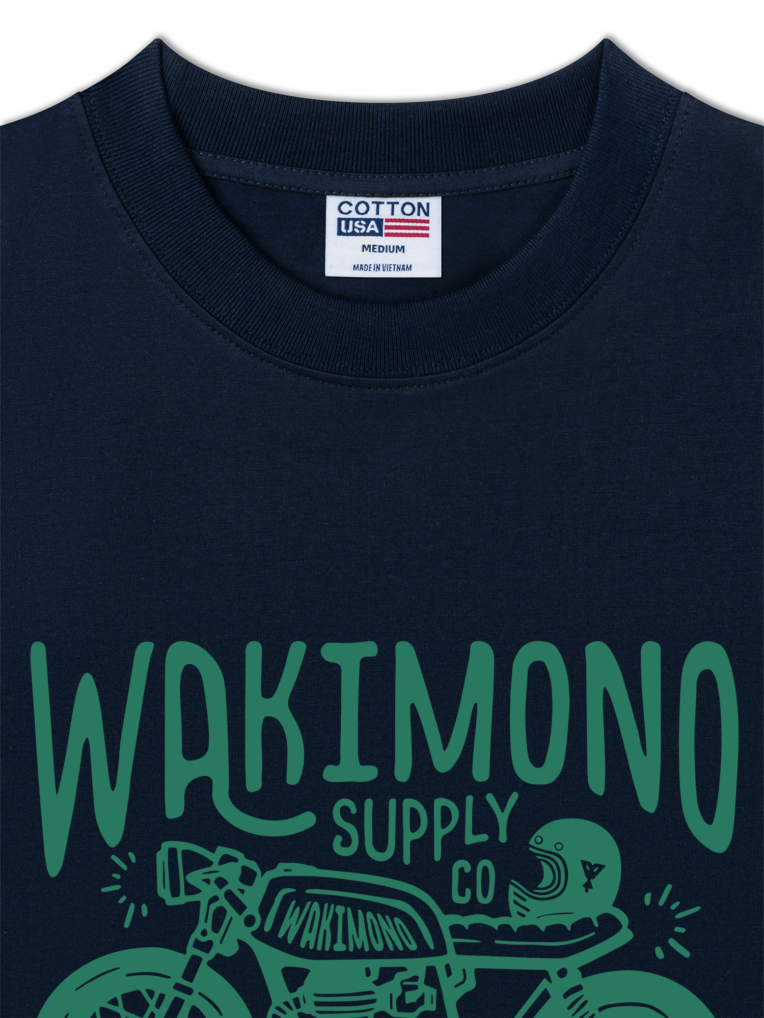 Áo Thun Relaxed Fit Motorbike WAKIMONO-01