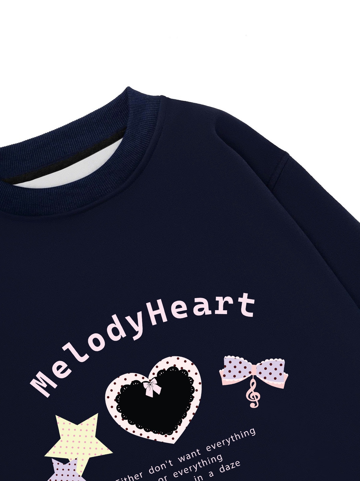 Áo Sweater Nỉ Hai Da Dotty Mood Cherry Diary