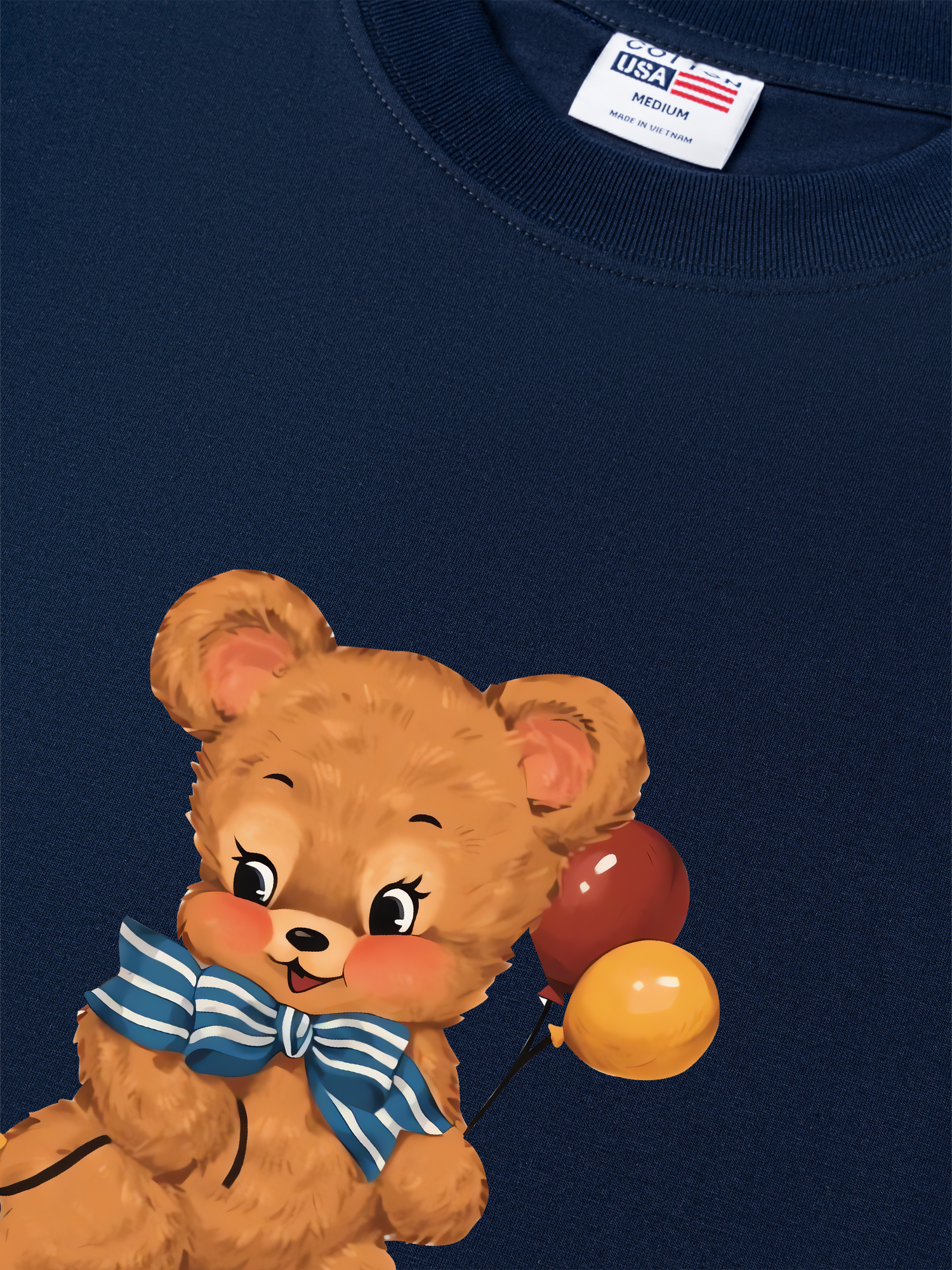 Áo Thun Relaxed Fit Soft Paw CUte Teddy