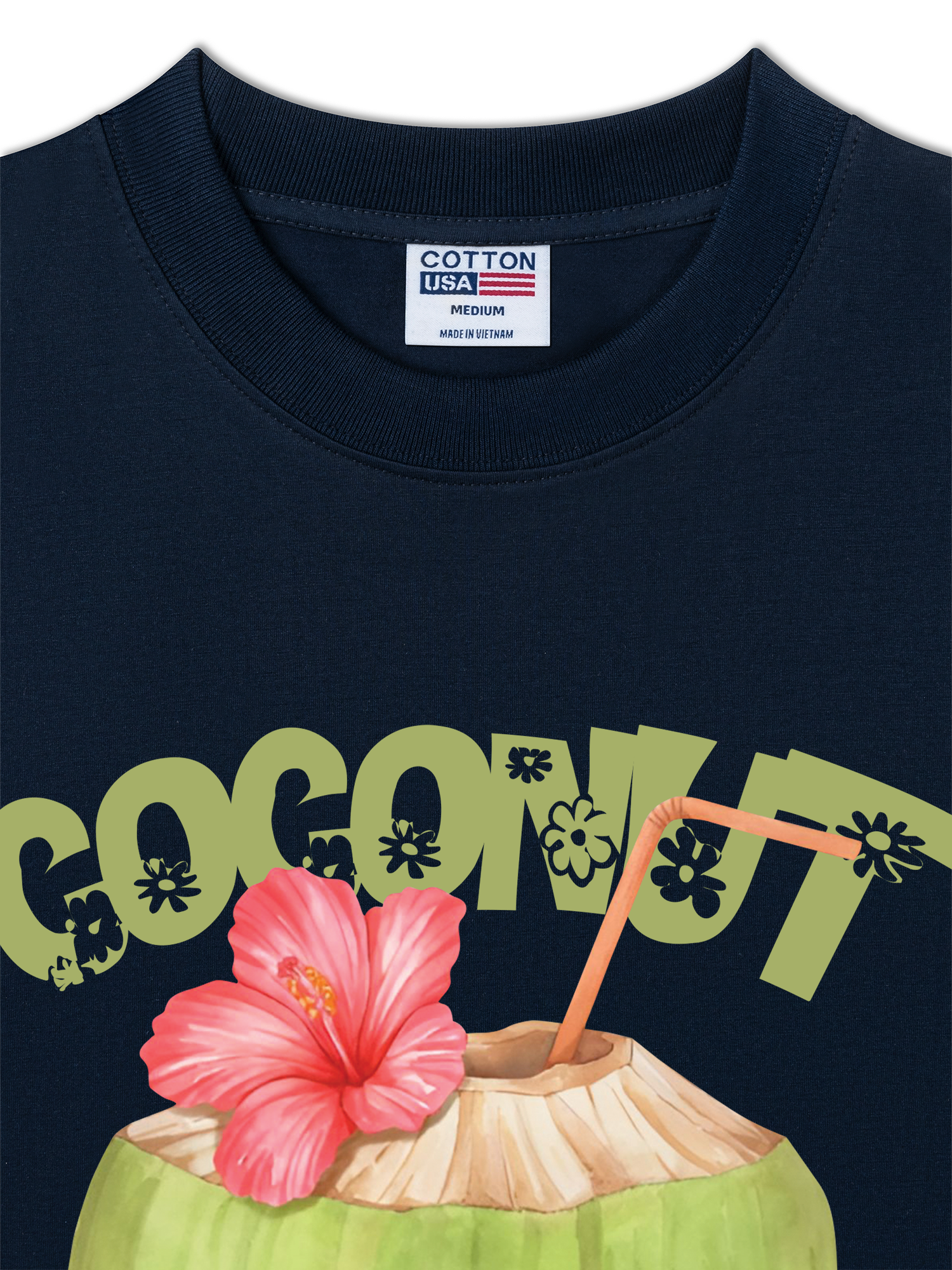 Áo Thun Relaxed Fit Tropical Coconut