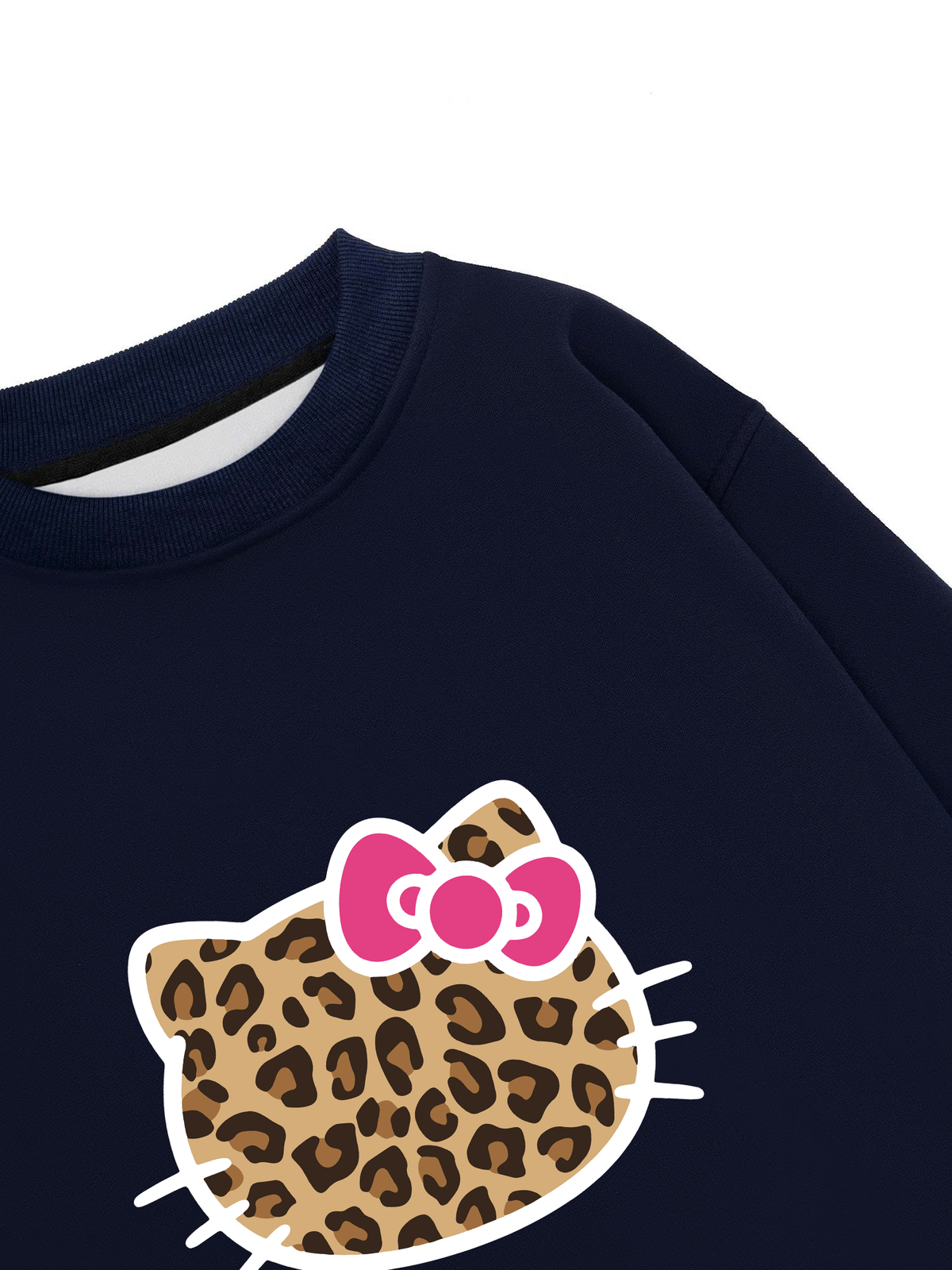 Áo Sweater Nỉ Hai Da Urban Leopard Kitty