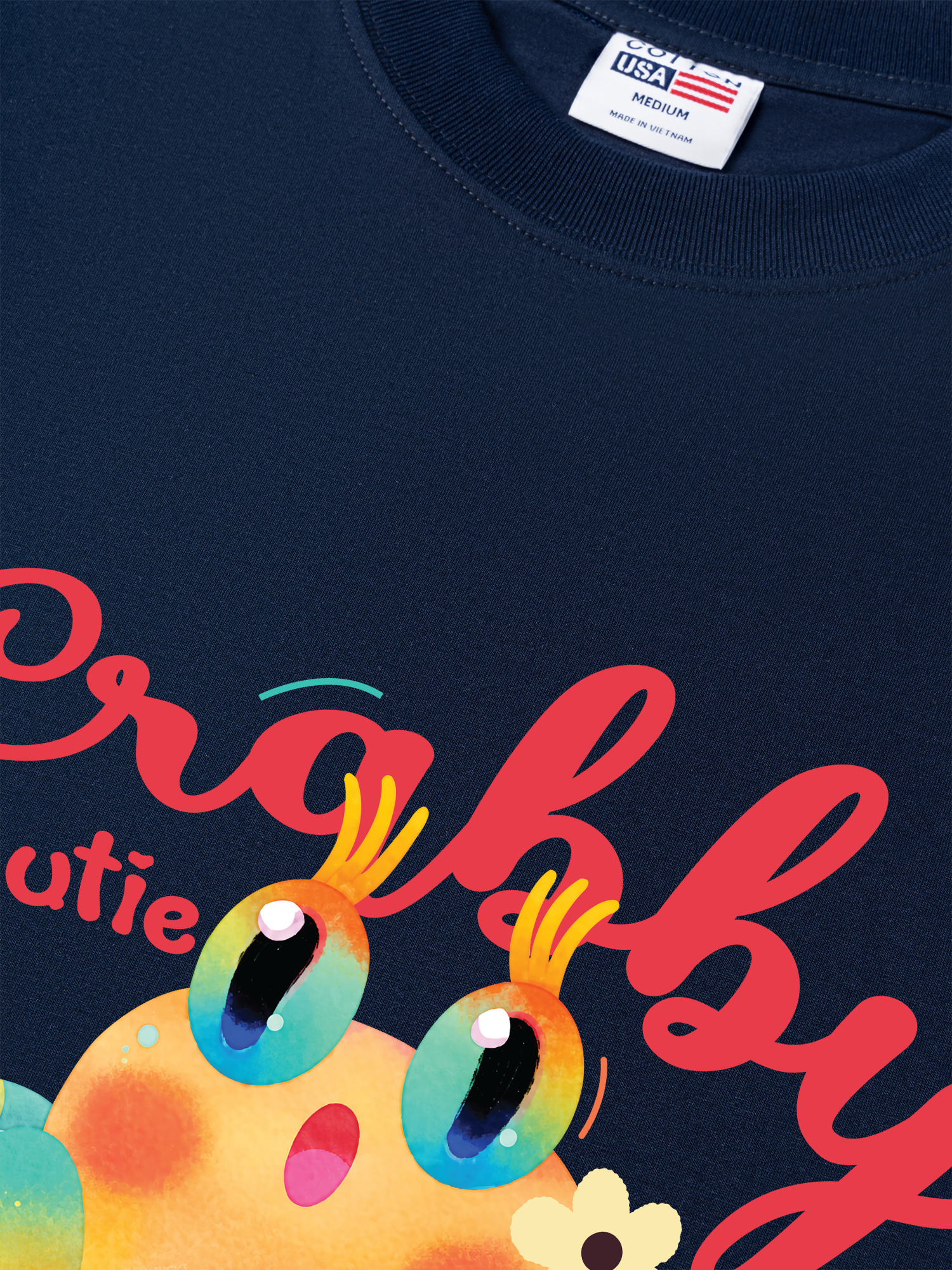 Áo Thun Relaxed Fit Tropical Crabby Cutie