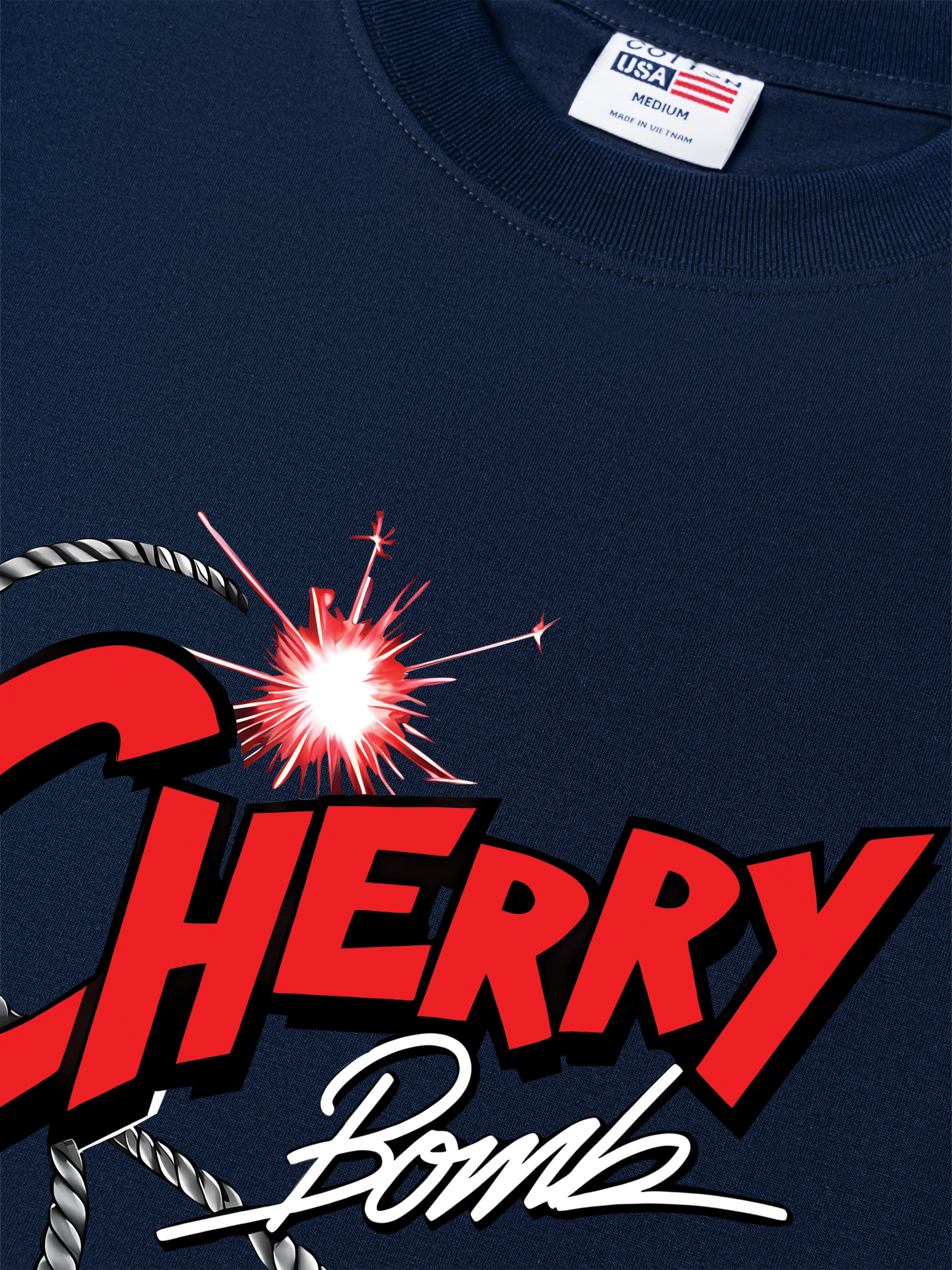 Áo Thun Relaxed Fit Cherry Bombb